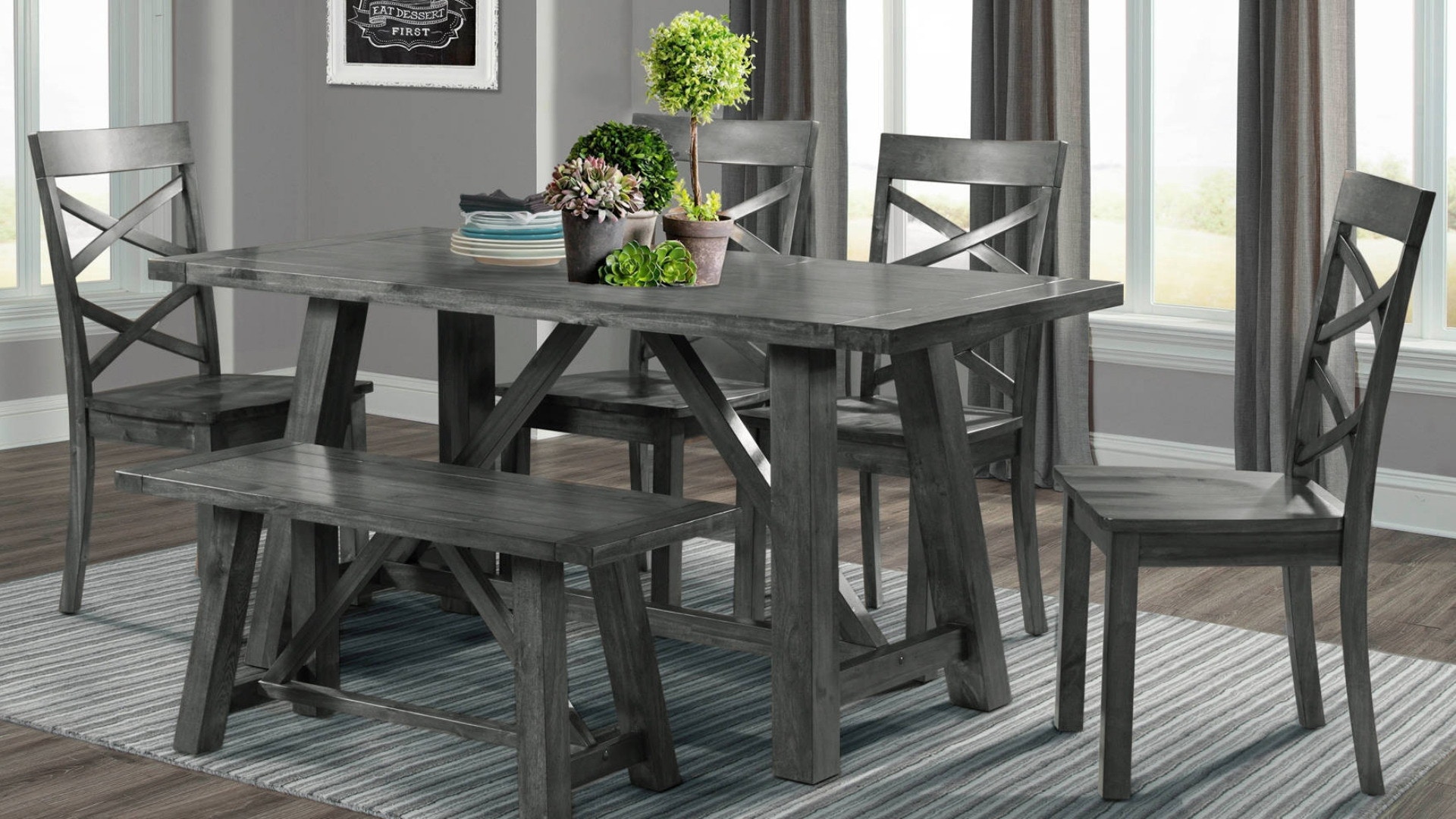 picket house furnishings regan dining set drn3006ds