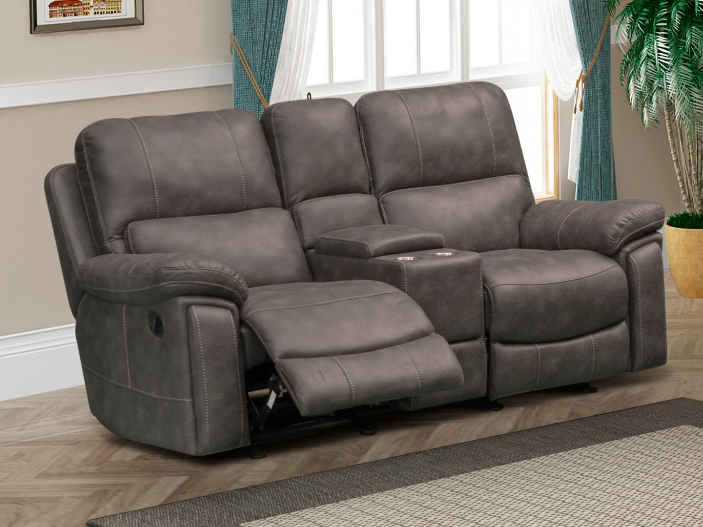 loveseat furniture console reclining