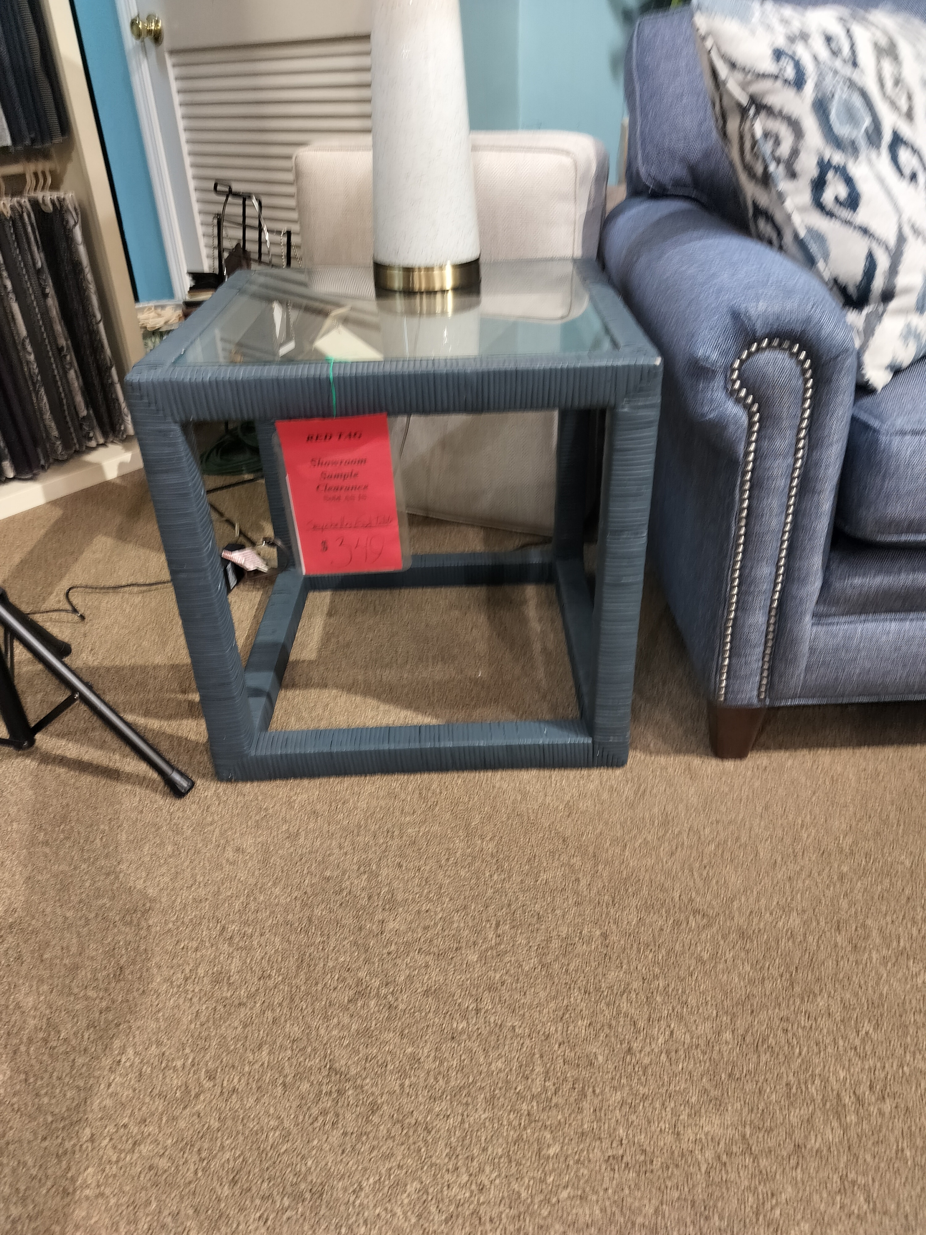 Bassett Mirror Company WOVEN END TABLE 