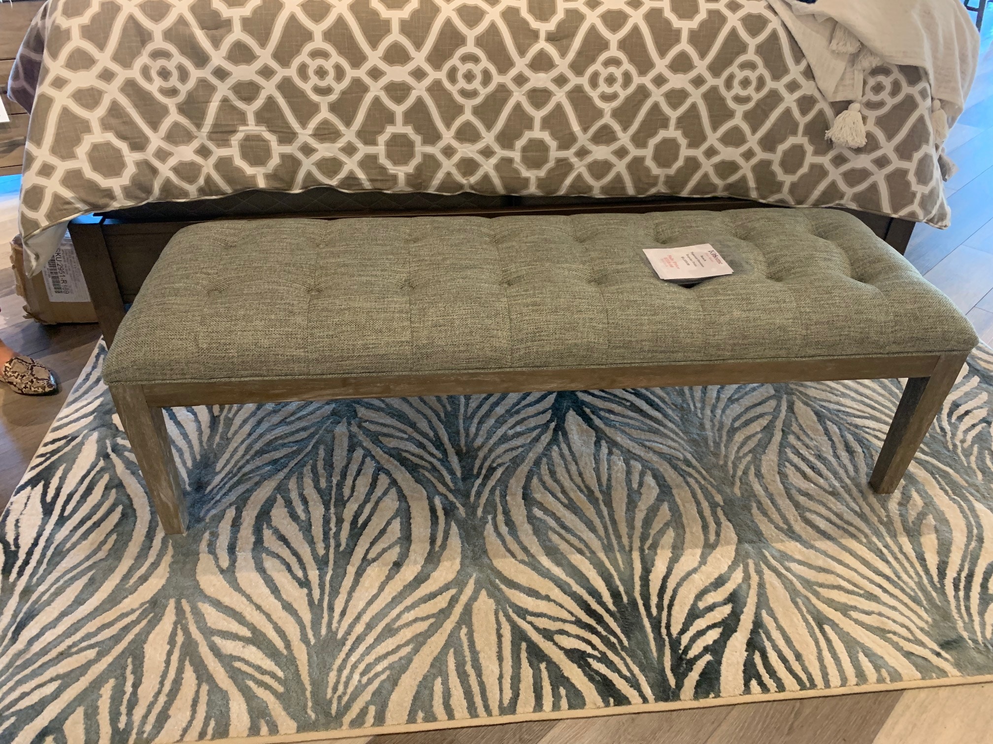 Bassett Tapered Ottoman 