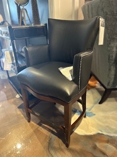 Hancock and Moore 152-24 Counter or Bar height Customizable Station Swivel Counter Stool