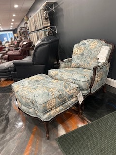 Century Furniture 3984 Customizable Grand Bergere Chair & Ottoman