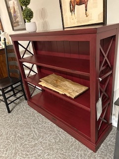Zimmerman Chair 6212 Custom Wood Custom Finish Saltire Bookcase 6212
