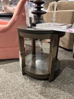 Hopewood 63-22-S-RD Custom Wood Custom Size Antigo End Table