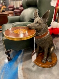 Maitland-Smith 8401-30 German Shepherd Accent Table
