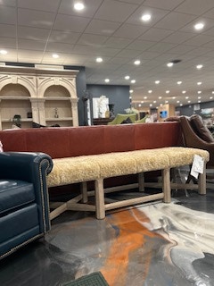 Century Furniture AE-3398 Customizable Trestle Bench