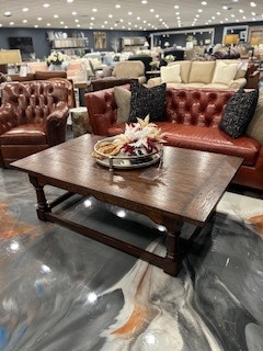 Theodore Alexander AL51041 Victory Oak Cocktail Table