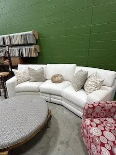 Century Furniture Custom Wedge Sofa- Cornerstone Program Cornerstone Wedge Sofa