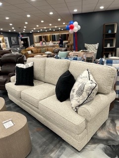 Taylor King T2496-68 Fully Customizable Taylor Made Tall Back Sofa