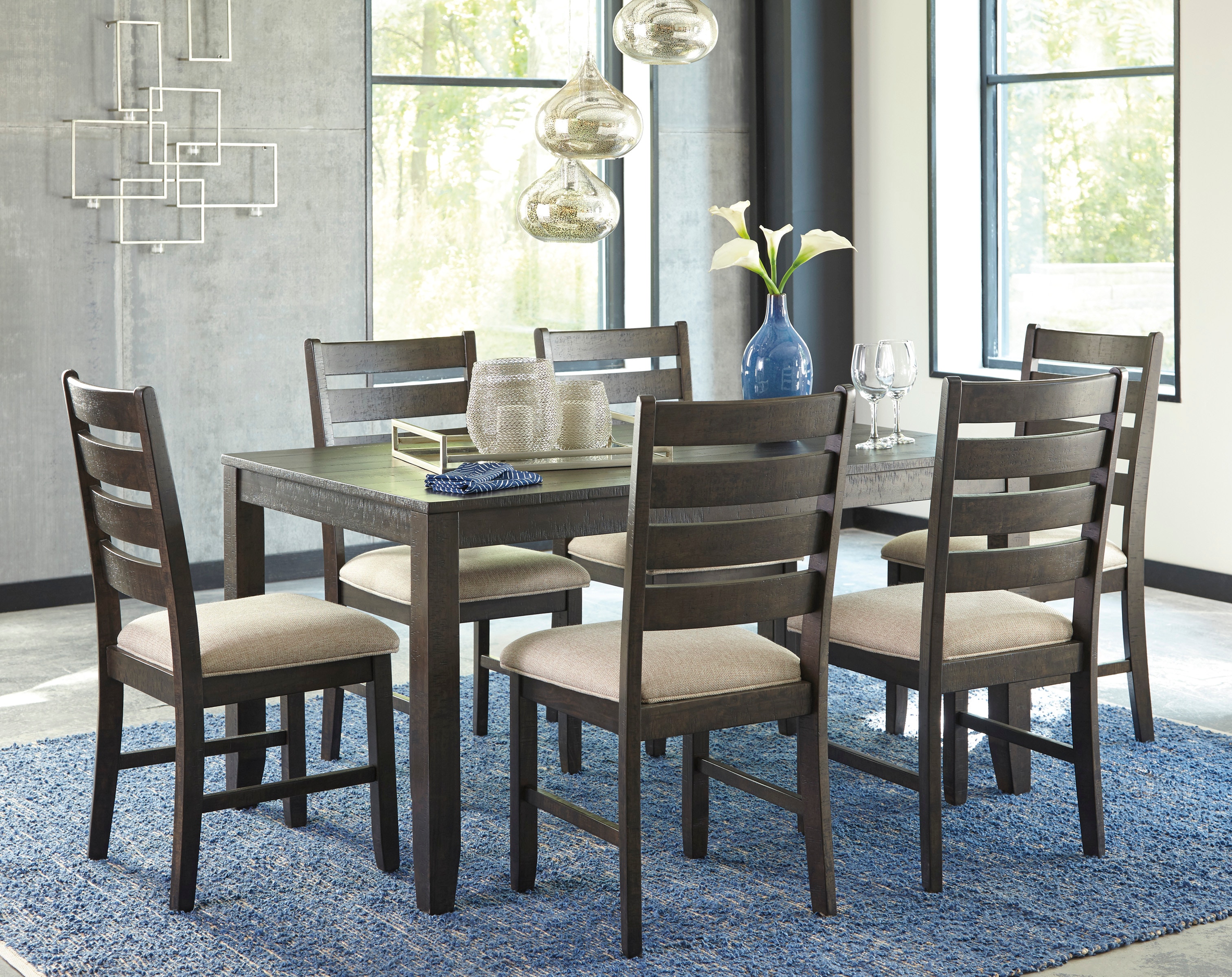 ashley dining room sets 7 piece