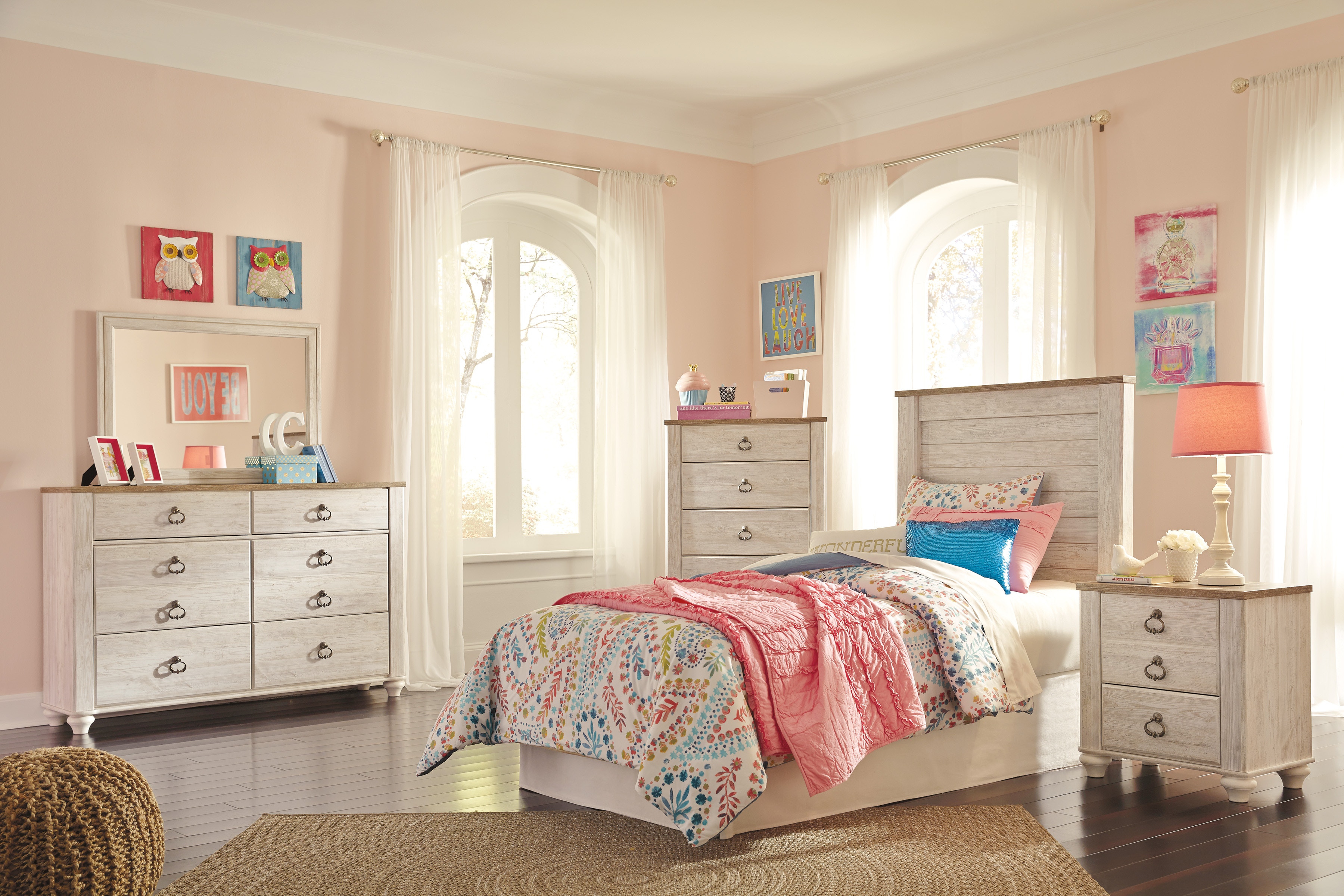 willowton twin panel bed