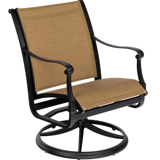 Sling Swivel Dining Arm Chair 6W0472