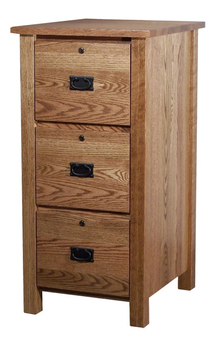  Heritage Classic Mission 3 Drawer File Cabinet 