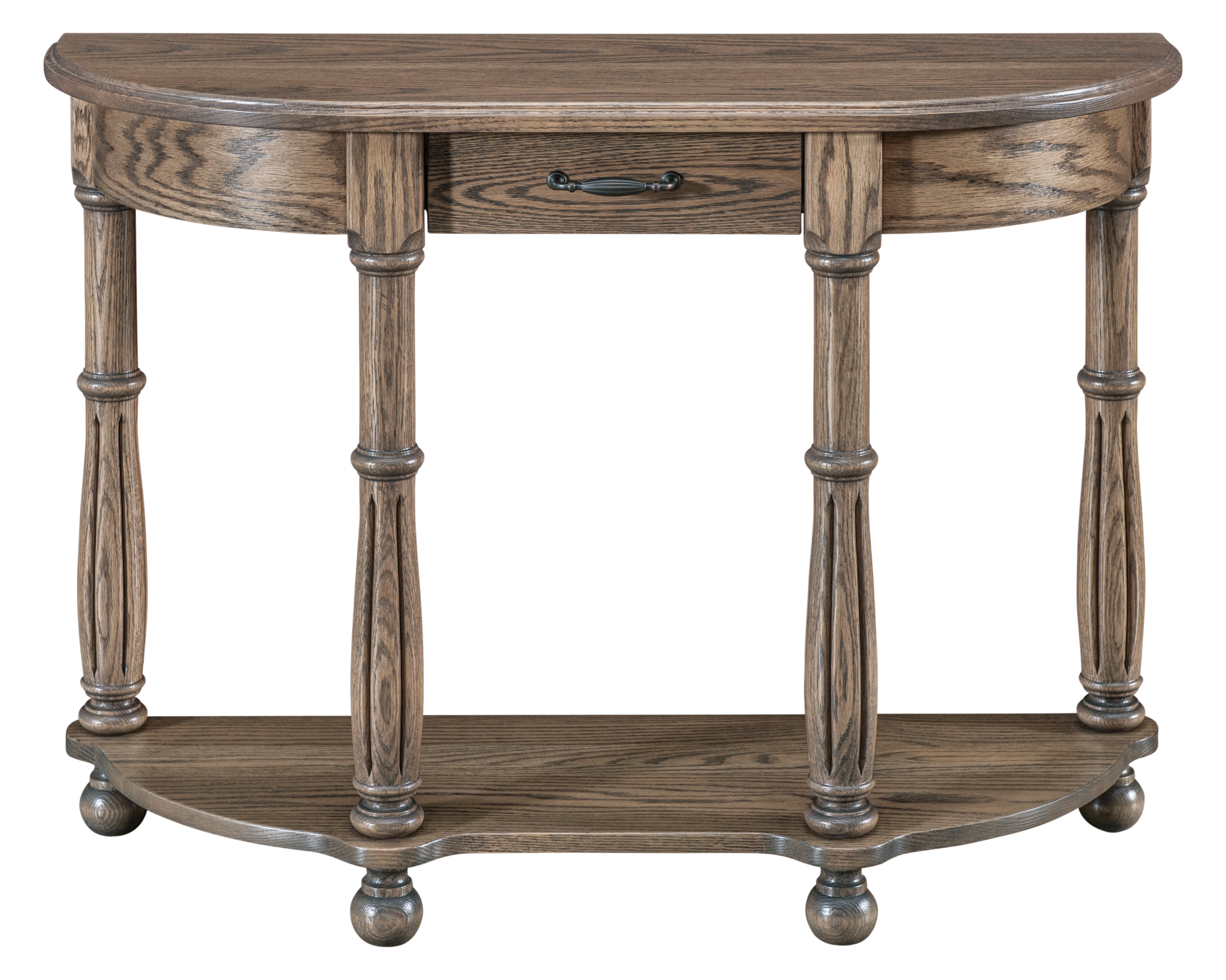  Royal Ridge Half Oval Table 