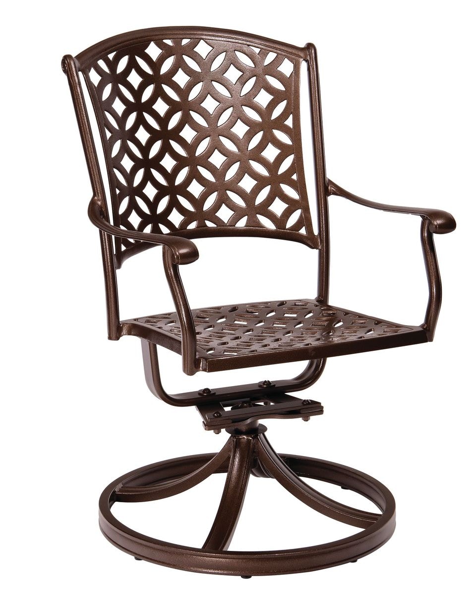 Swivel Rocking Dining Arm Chair with Optional Cushion 3Y0472