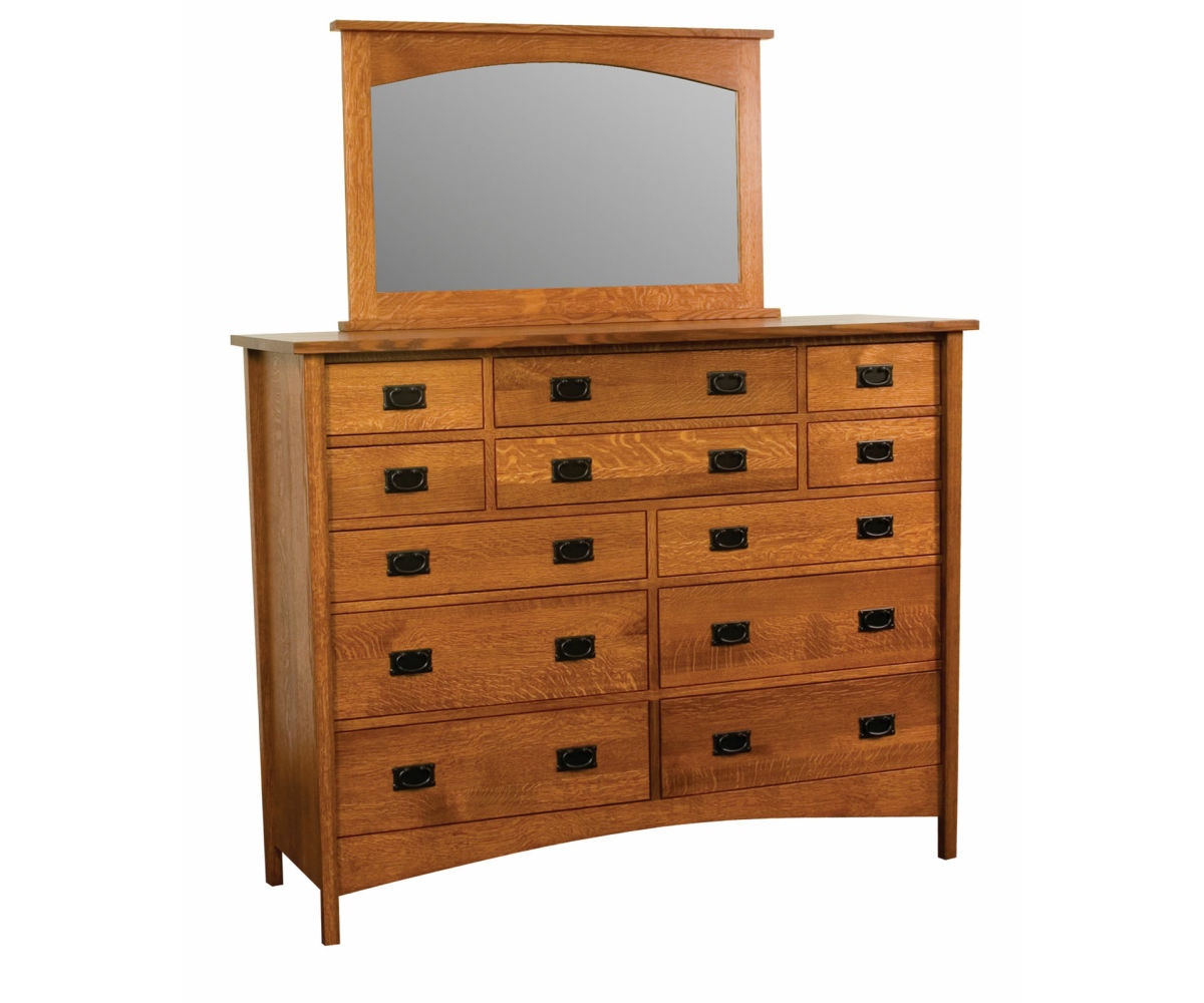  Arts and Crafts 12 Drawer Dresser 
