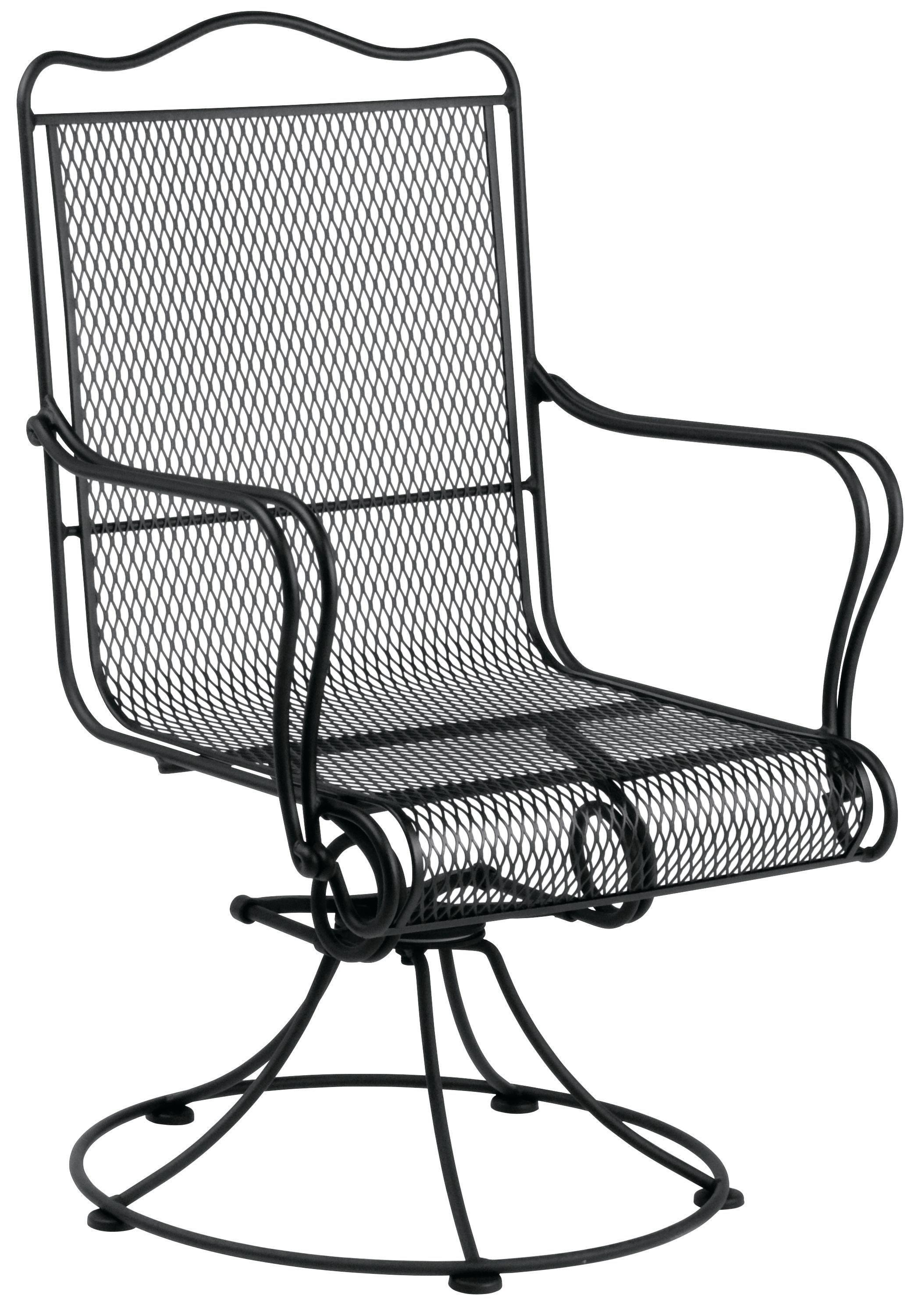 High-Back Swivel Rocking Dining Chair 1G0072