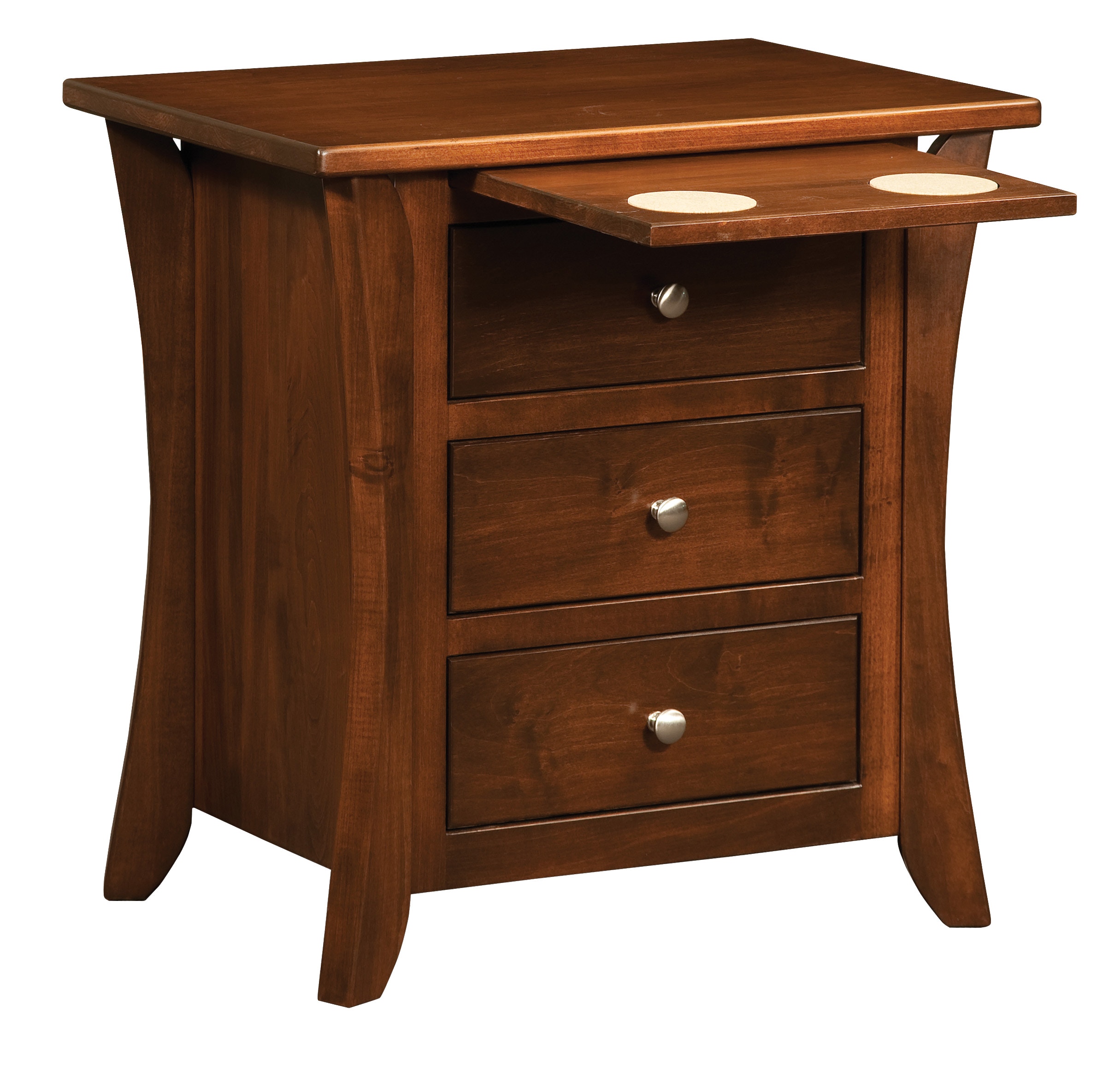  Caledonia 3 Drawer Nightstand 