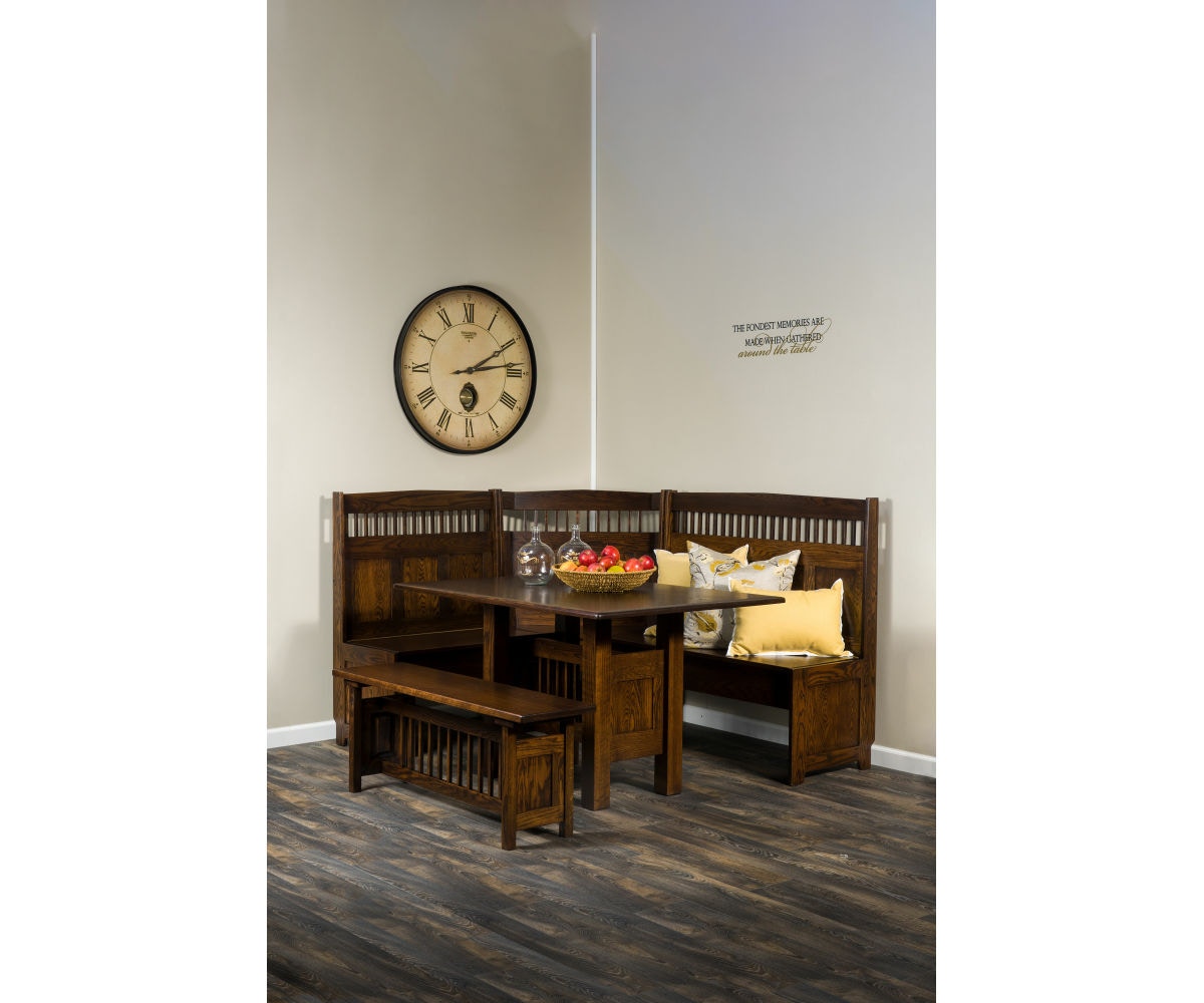  Classic Mission Dining Nook Set 