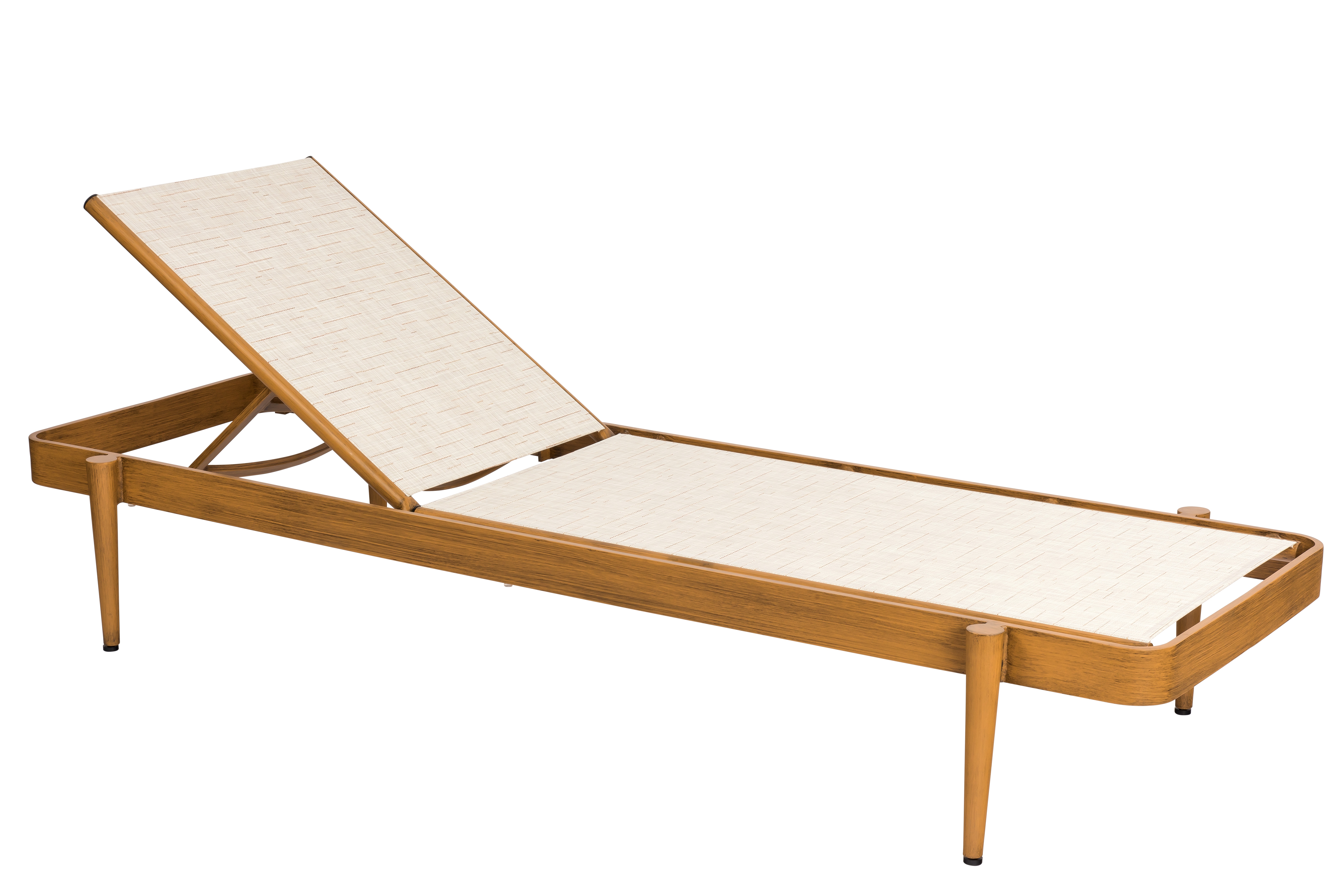  Sling Adjustable Chaise Lounge - Stackable - Optional Padding 