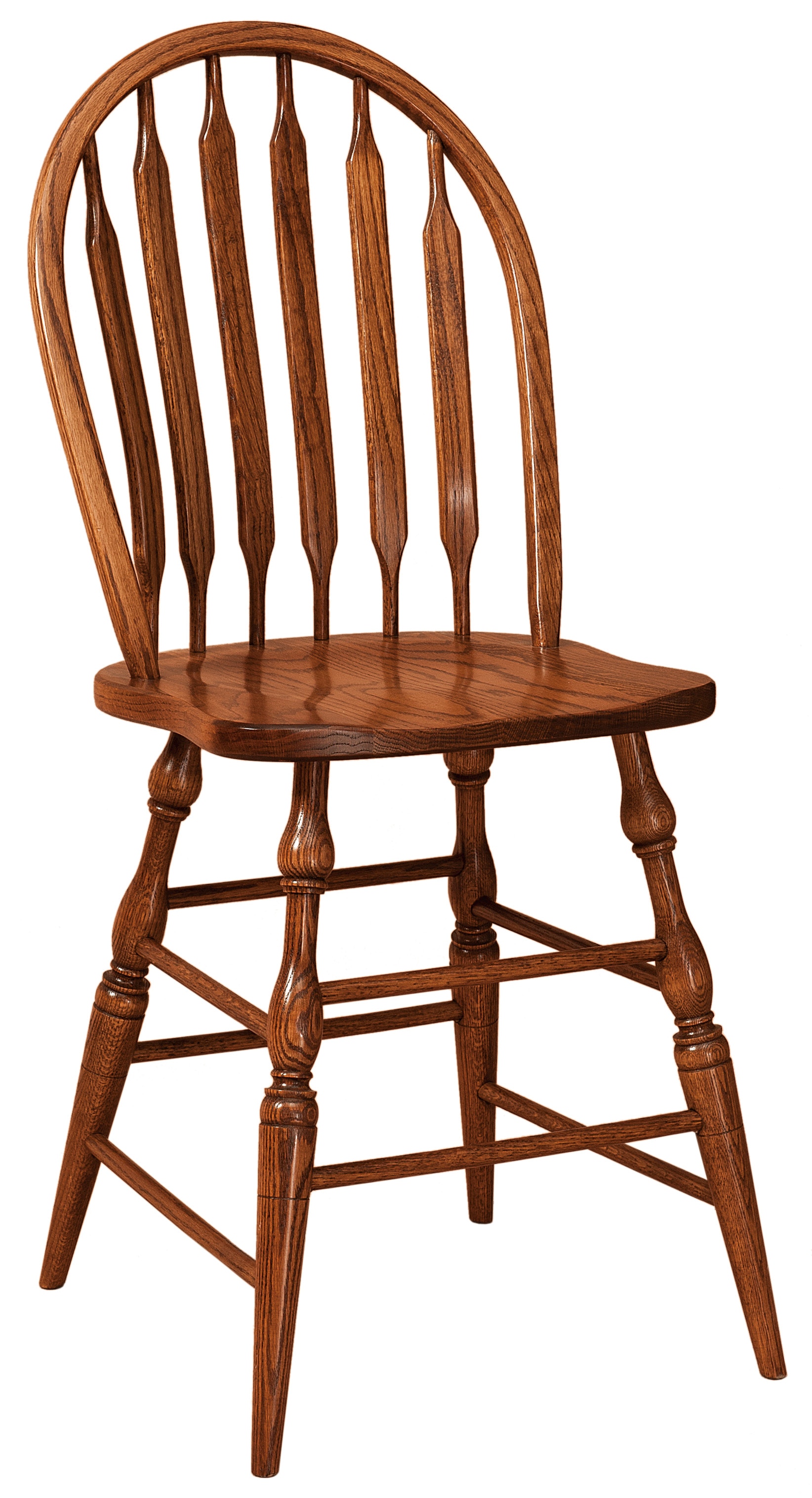  Bent Paddle Stationary Bar Stool 