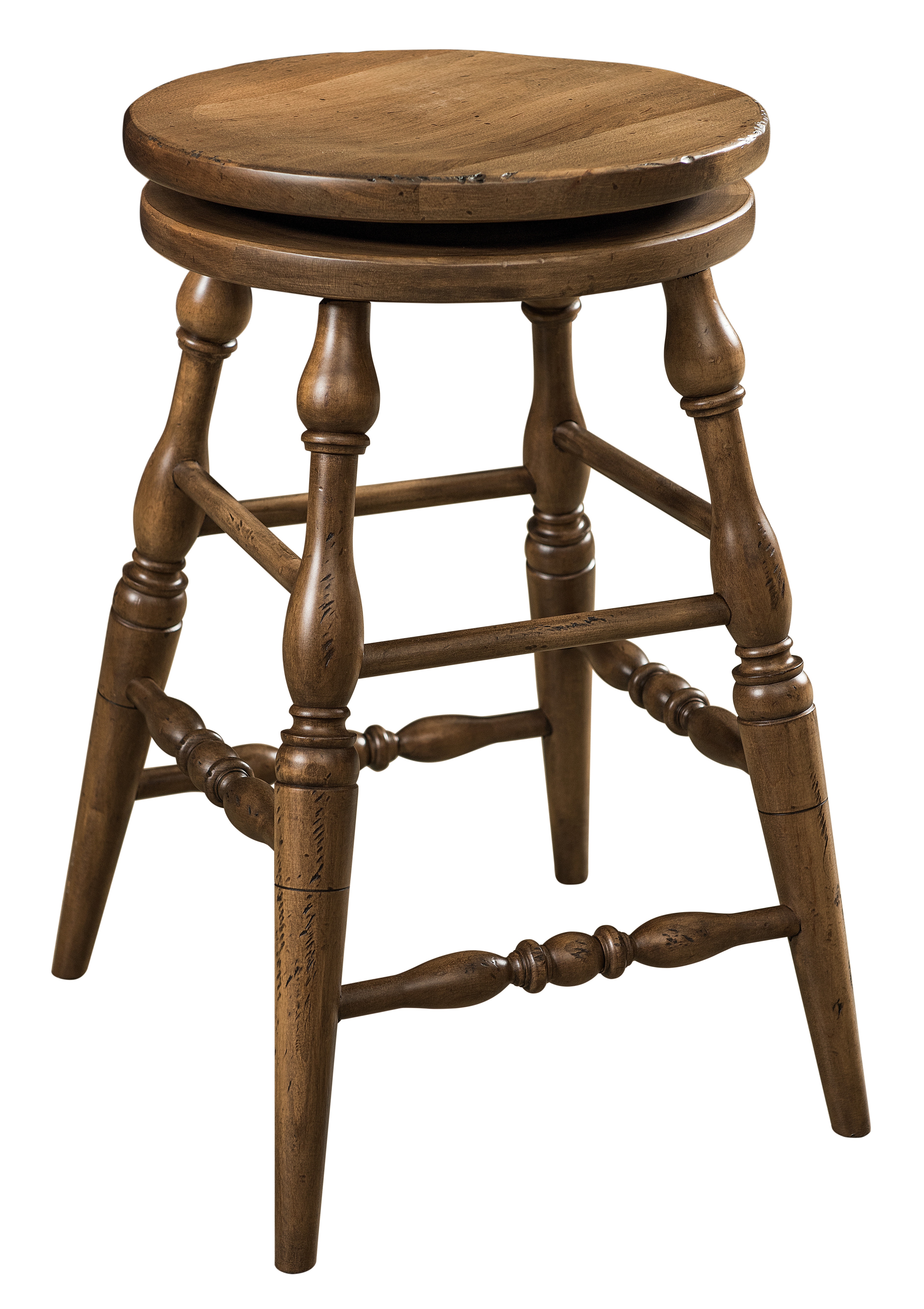  Scoop Swivel Bar Stool 
