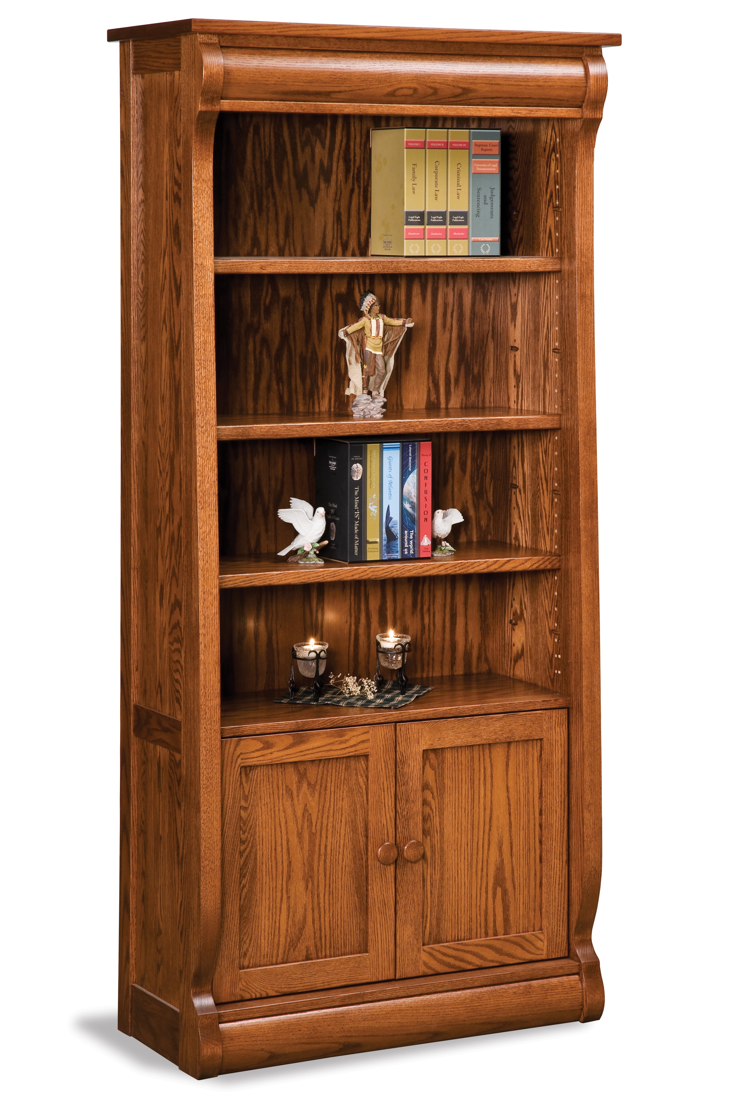  Old Classic Sleigh Bookcase 