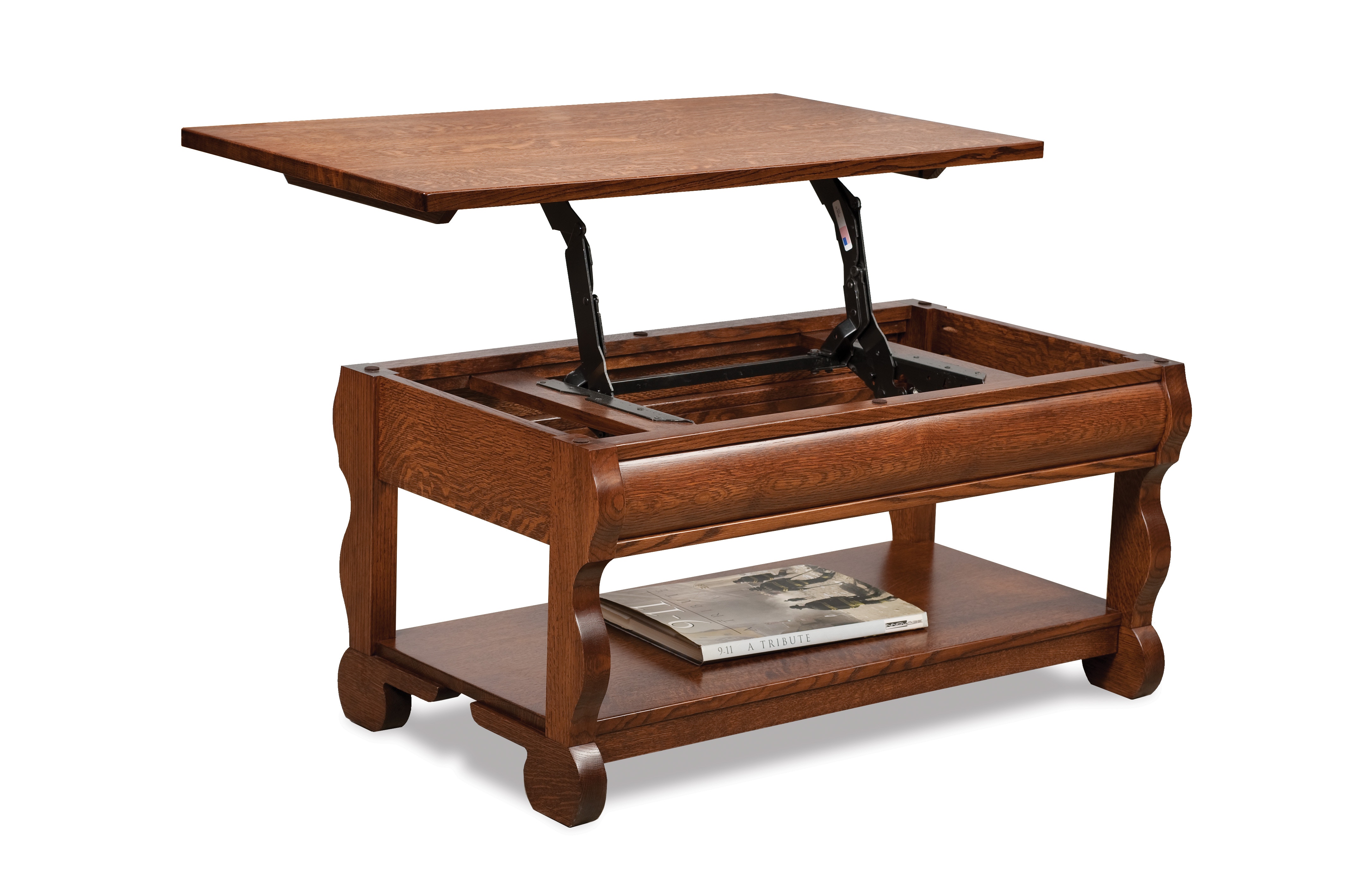  Old Classic Sleigh Lift-Top Coffee Table 
