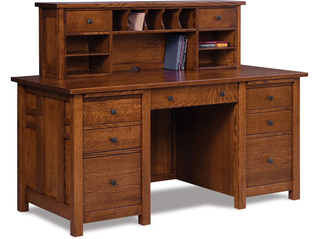FV Kascade Desk Kascade Desk & Topper - Amish Furniture of Nebraska ...