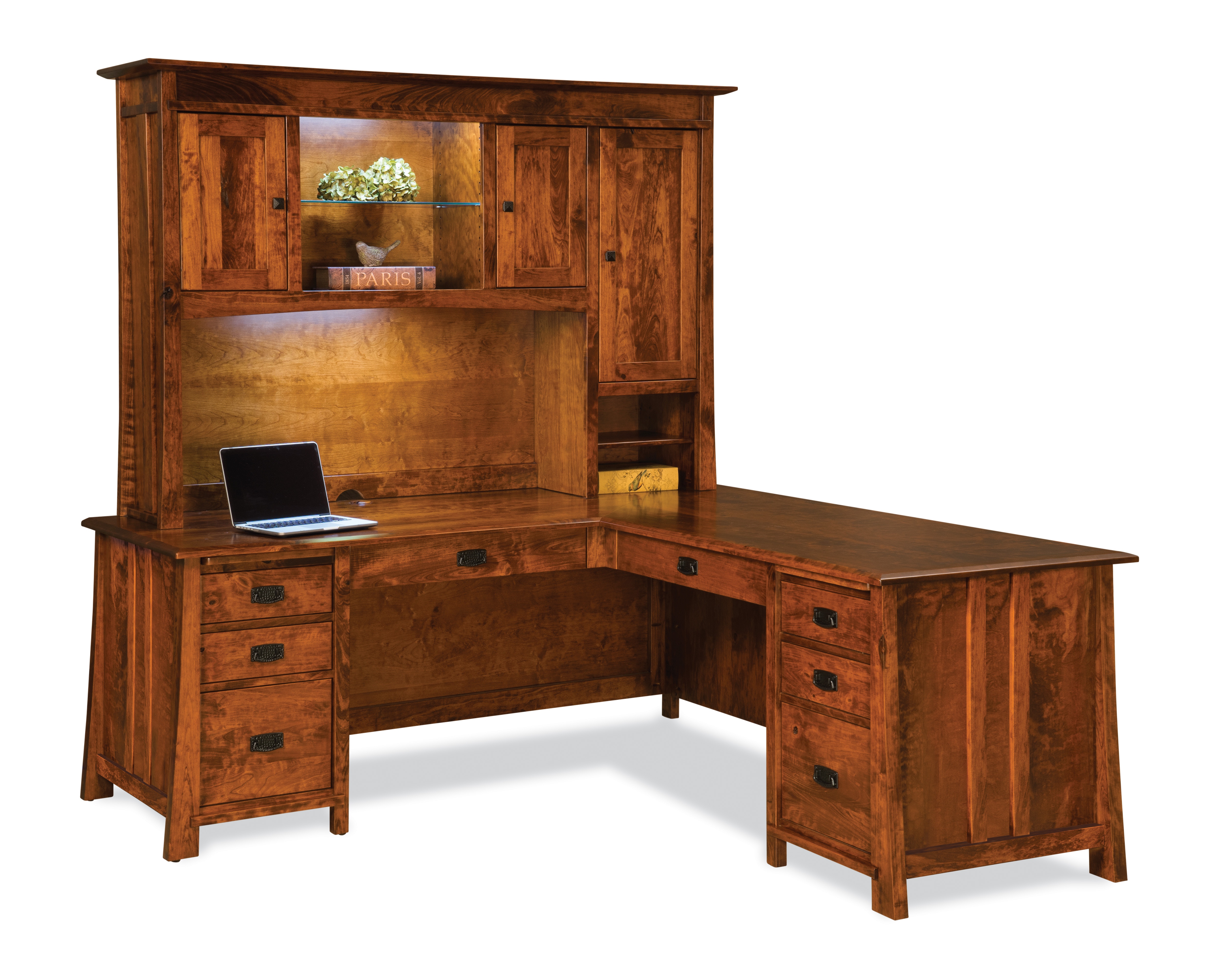  Grant 3 Piece Desk and Hutch 
