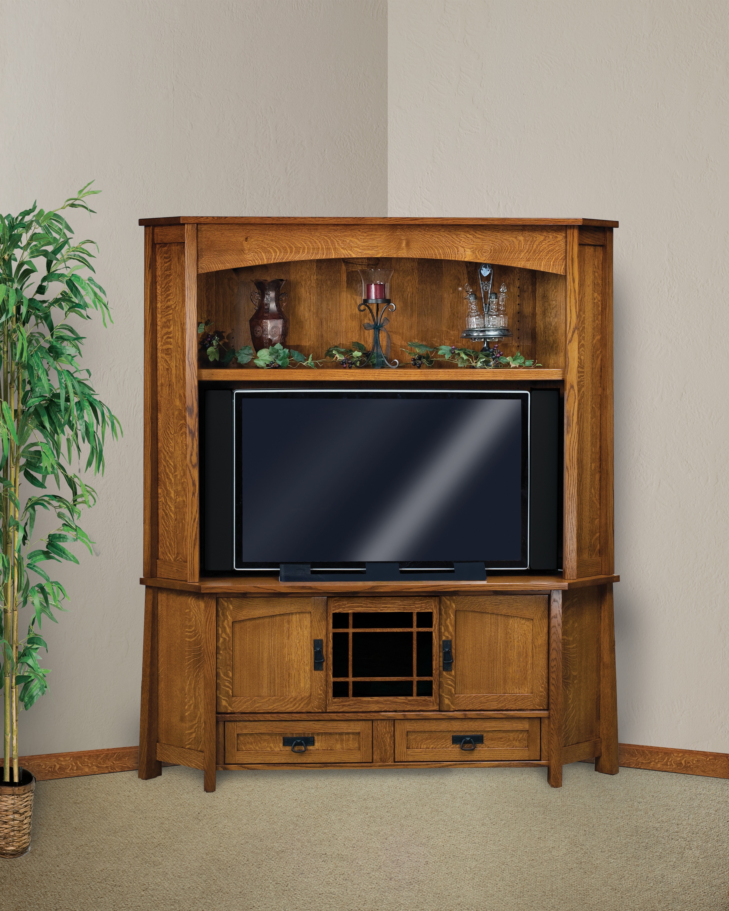 Modesto Console Table w/Hutch 