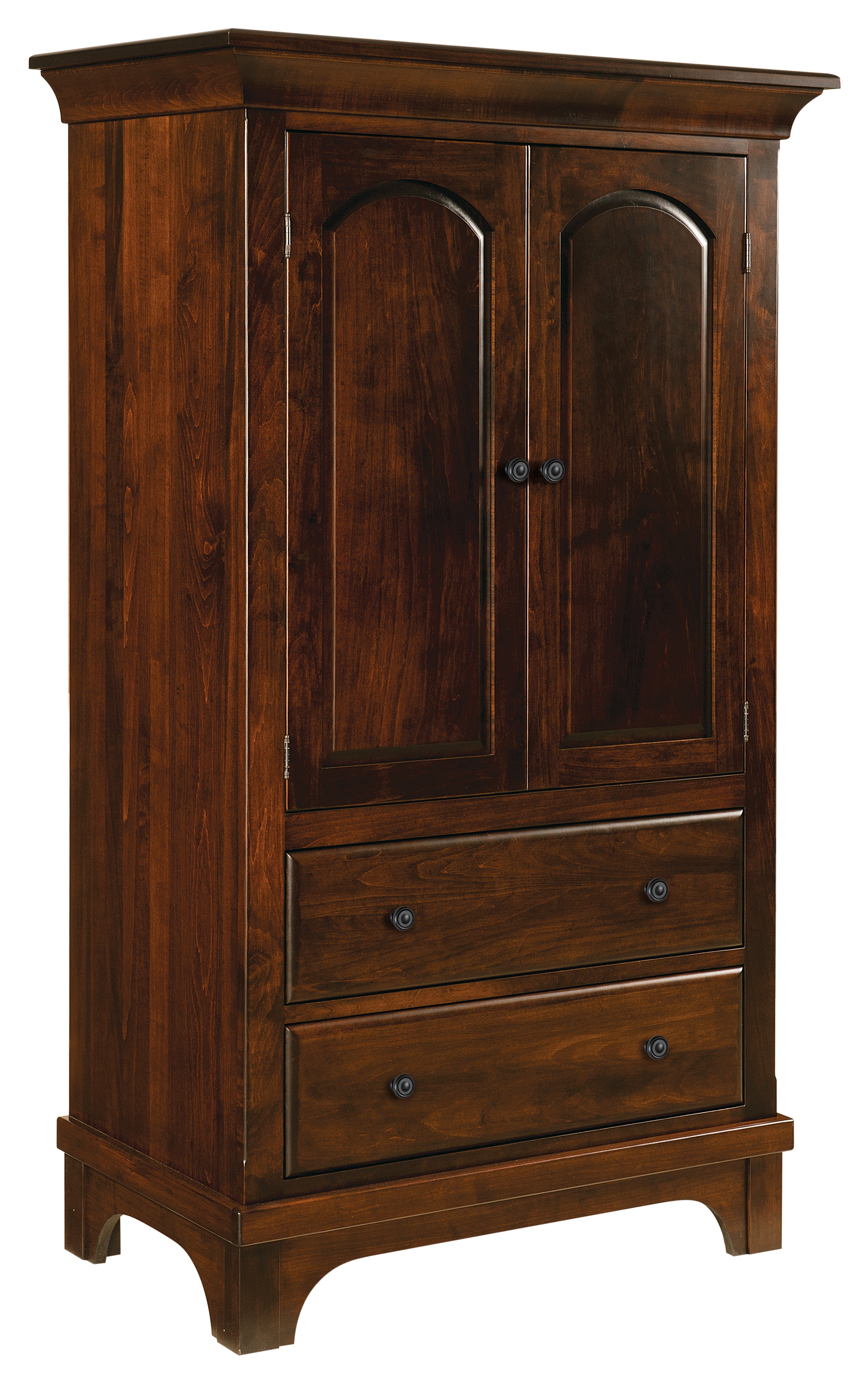 SW Hamilton Court Armoire Amish Furniture of Nebraska Elkhorn, NE