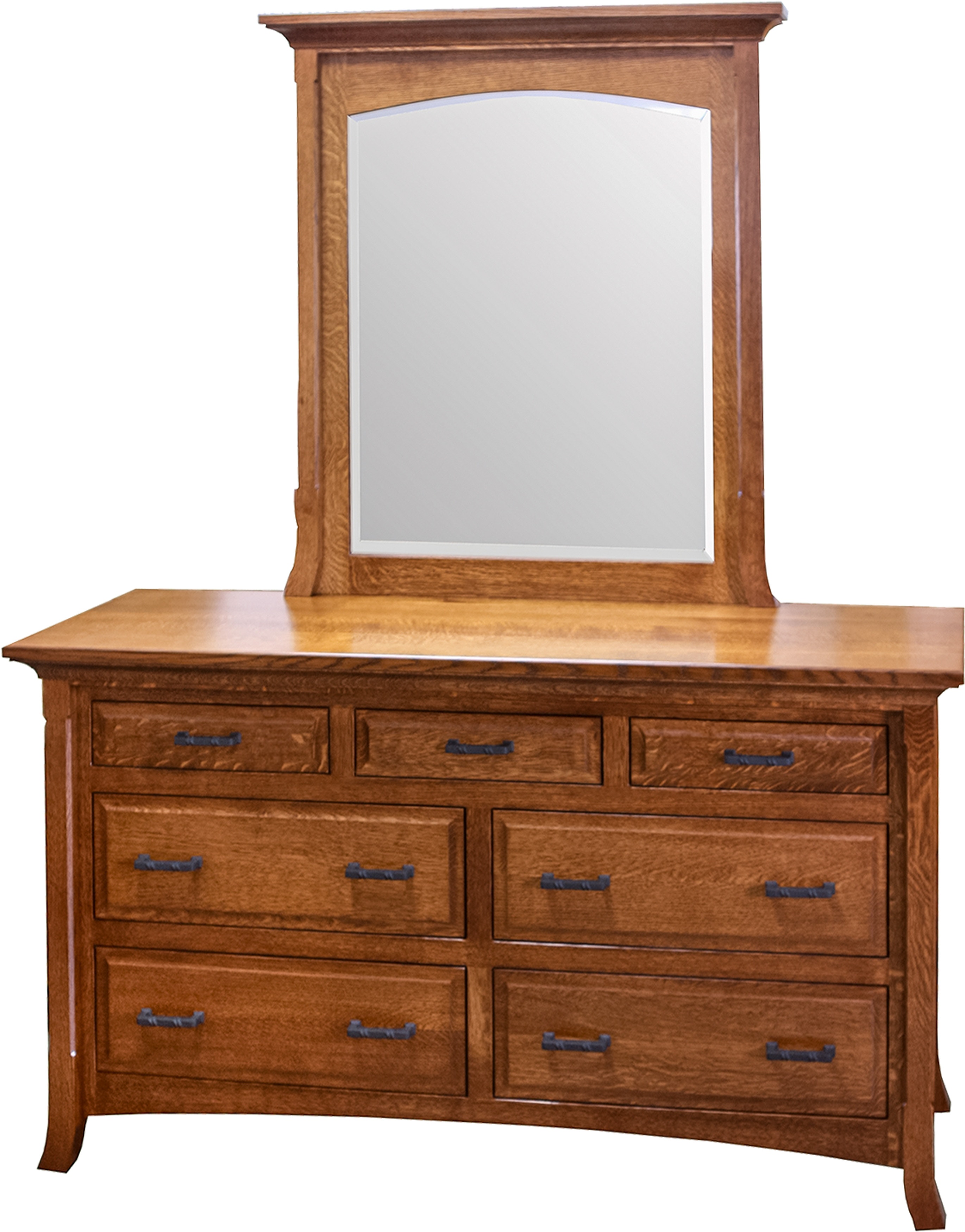  Homestead 7 Drawer Dresser with Mirror 
