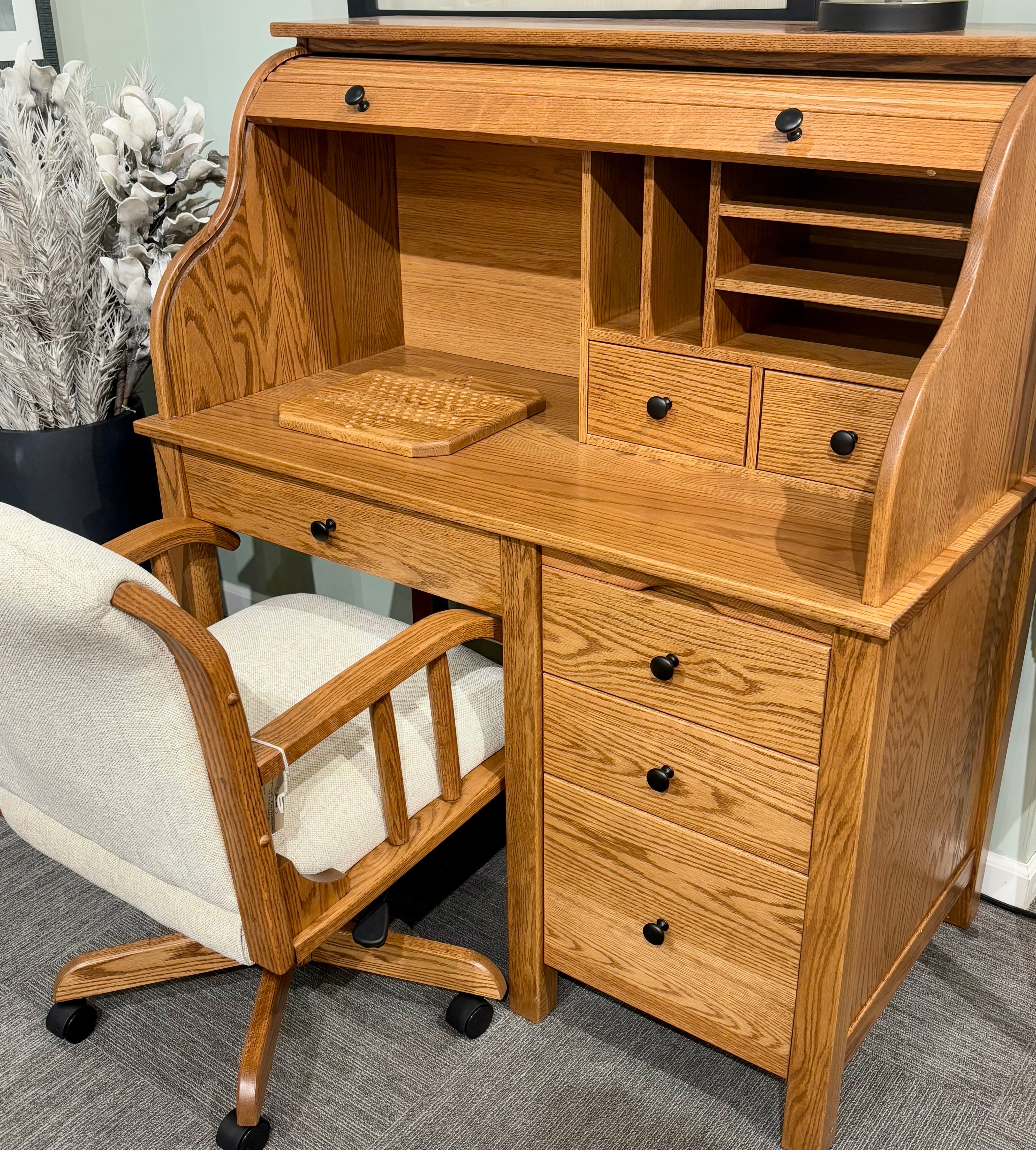  Computer Rolltop Desk: Clearance $1849 