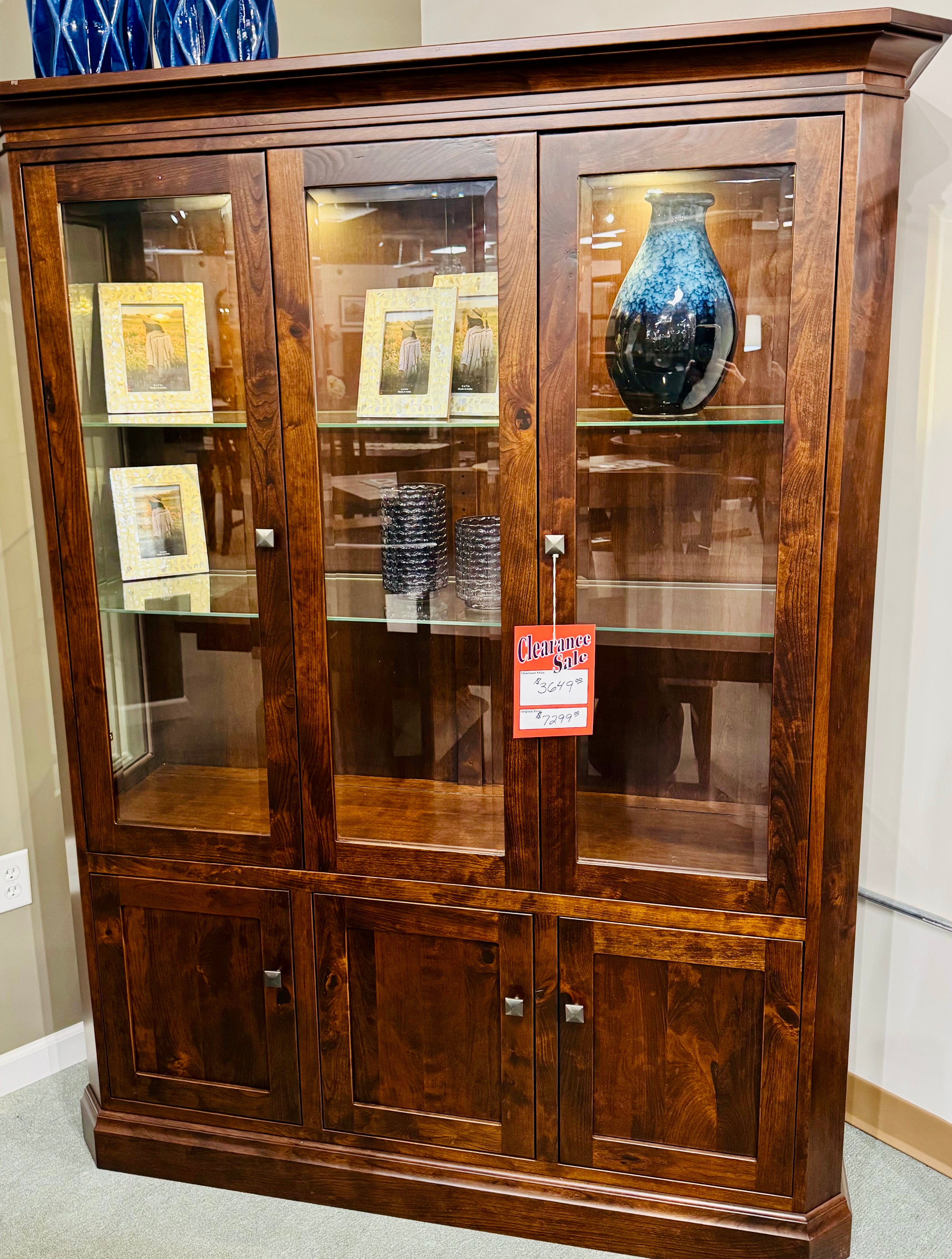 Latonia Rustic 3 Dr Curio: Clearance $3649 