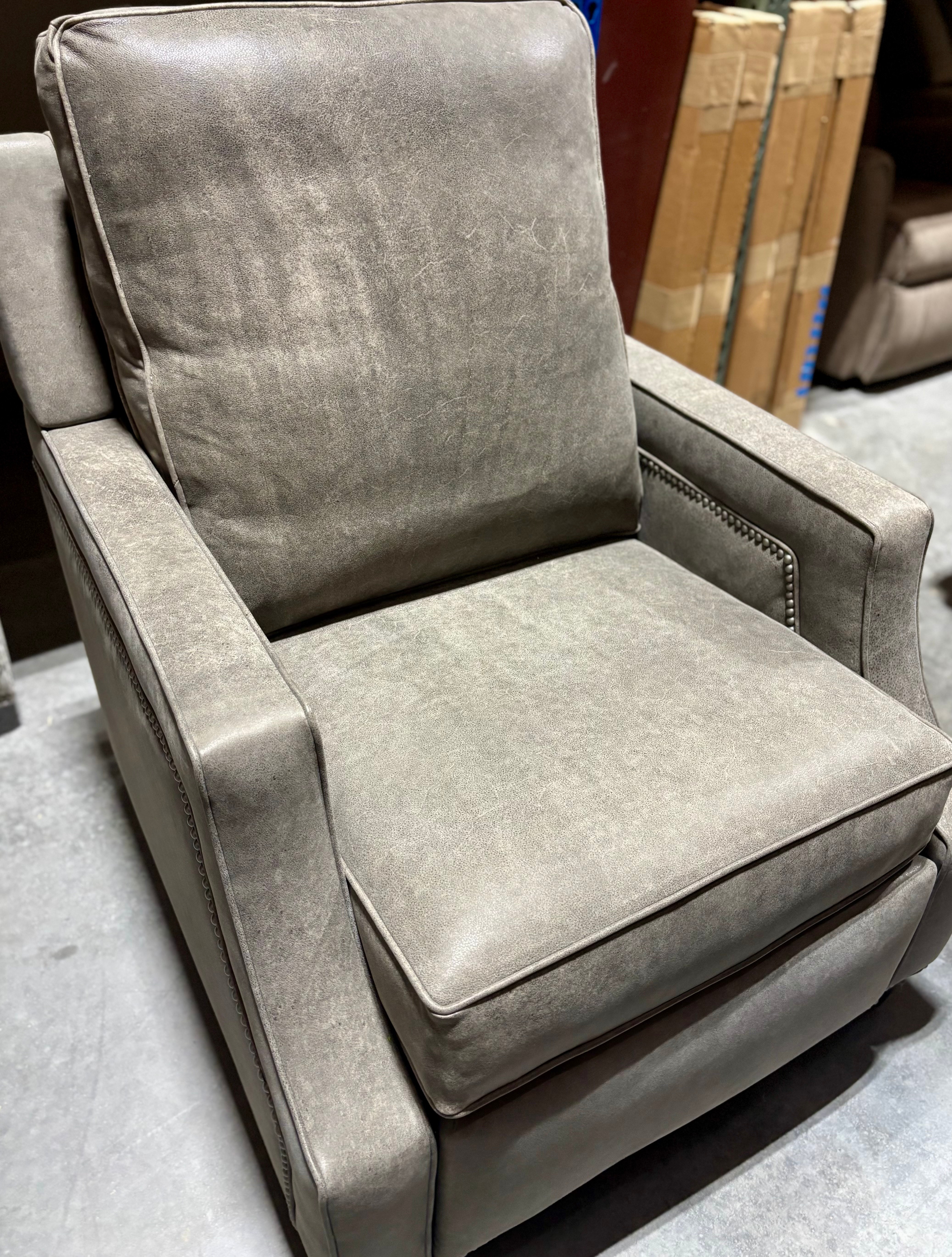  NOR Leather Kobe Recliner: Clearance $2179 