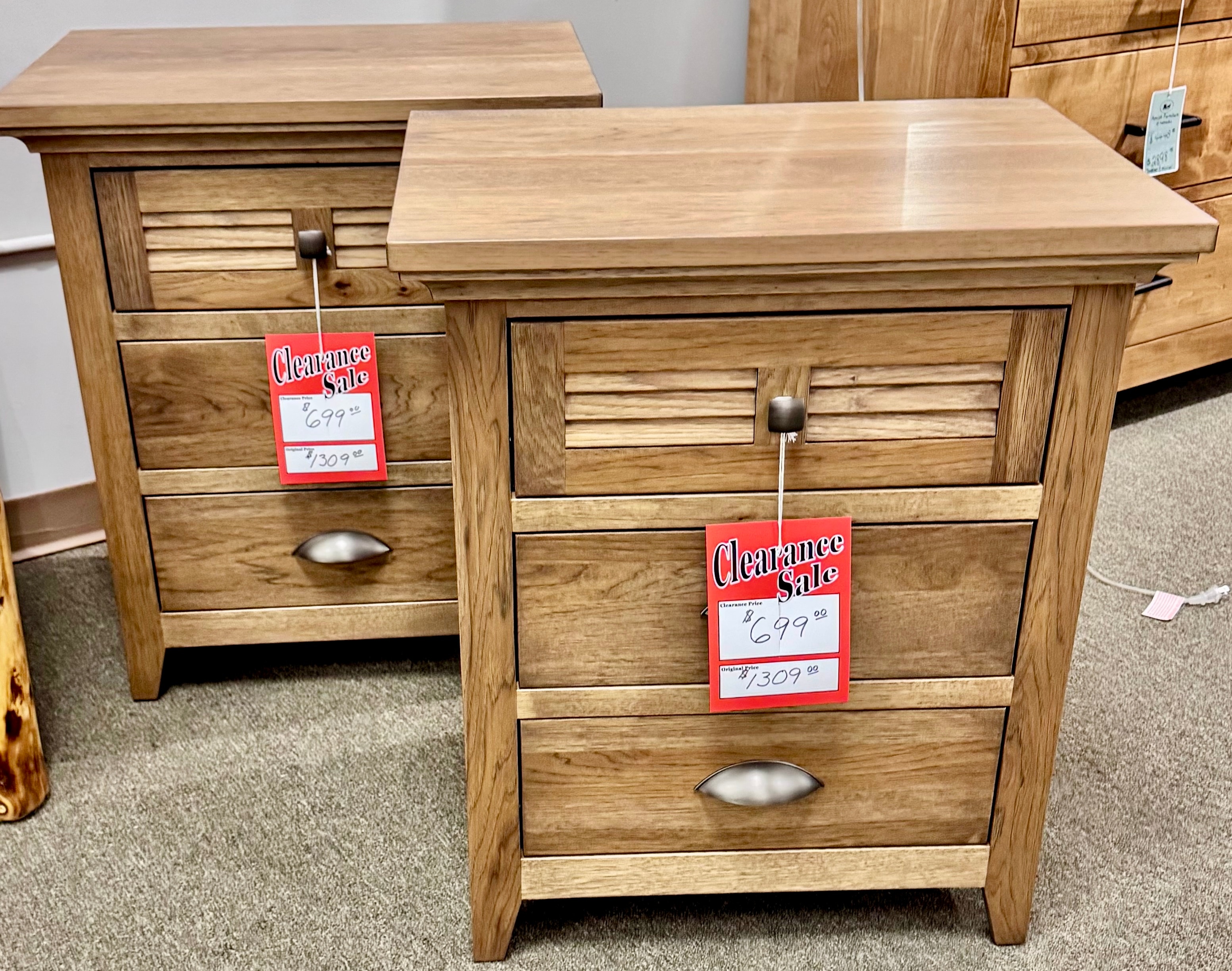  Cottage 3 Dr Nightstand: Clearance $699 