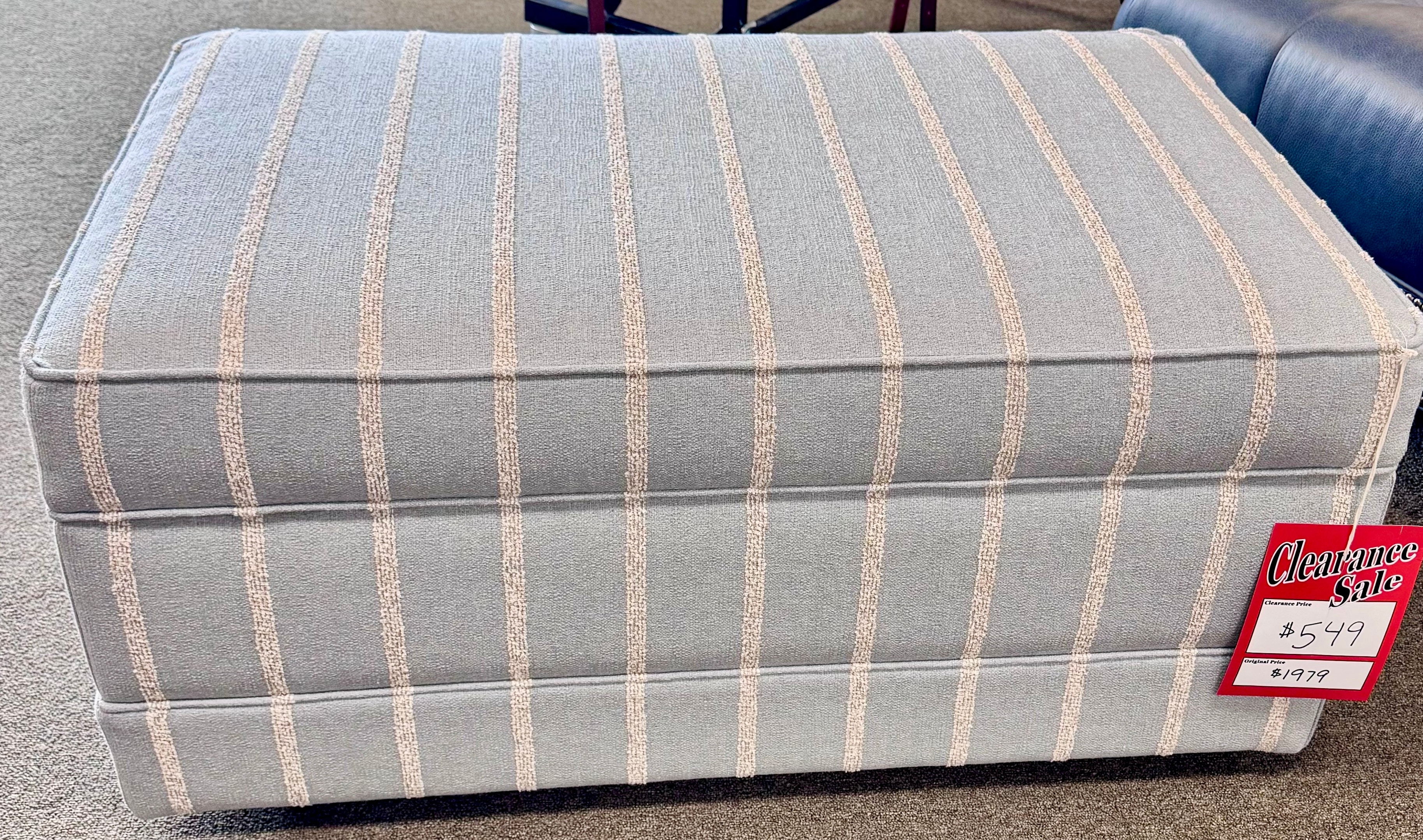  SB Storage Ottoman: Clearance $1979 