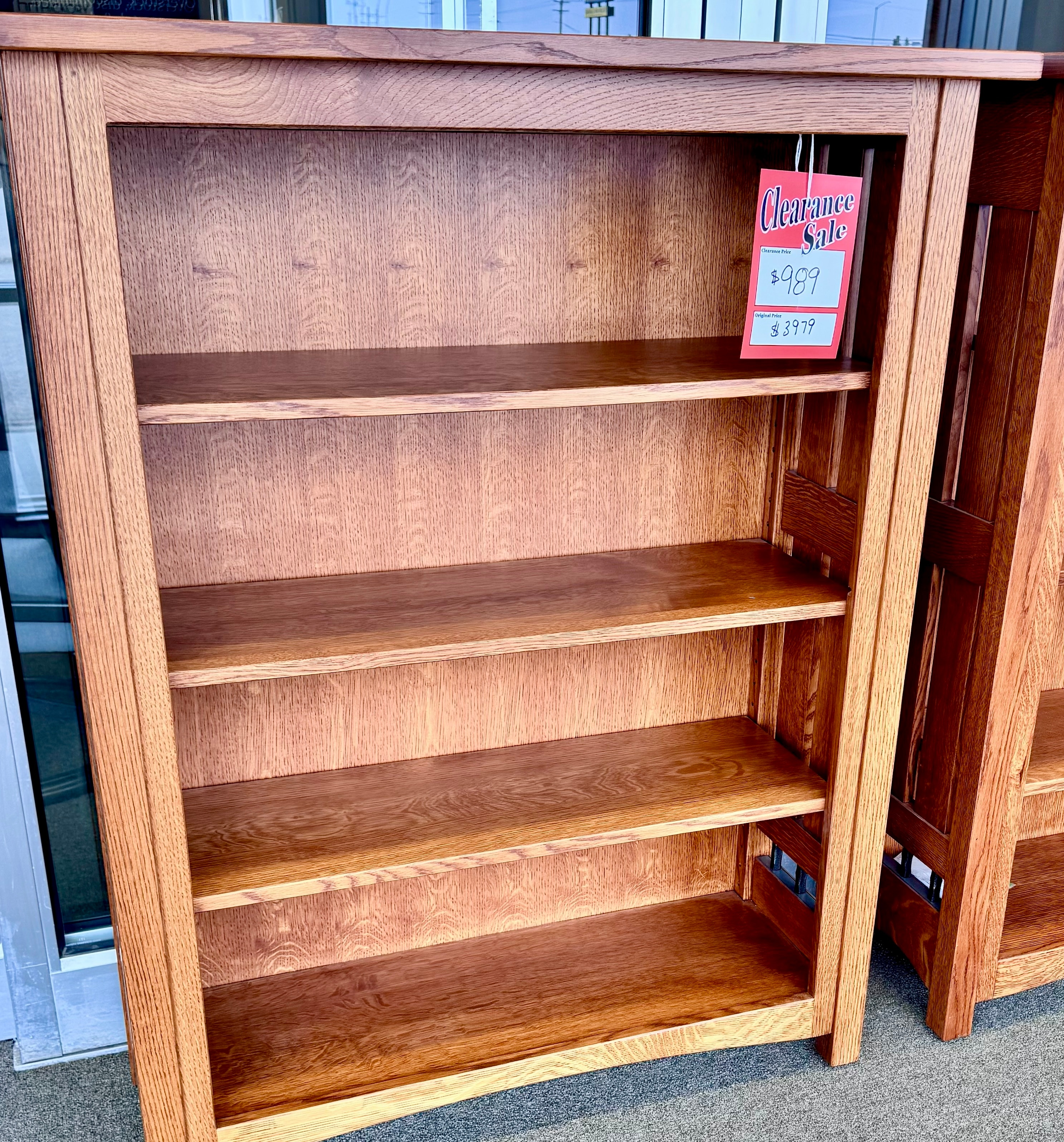  Carmen Bookcase Open: Clearance $989 