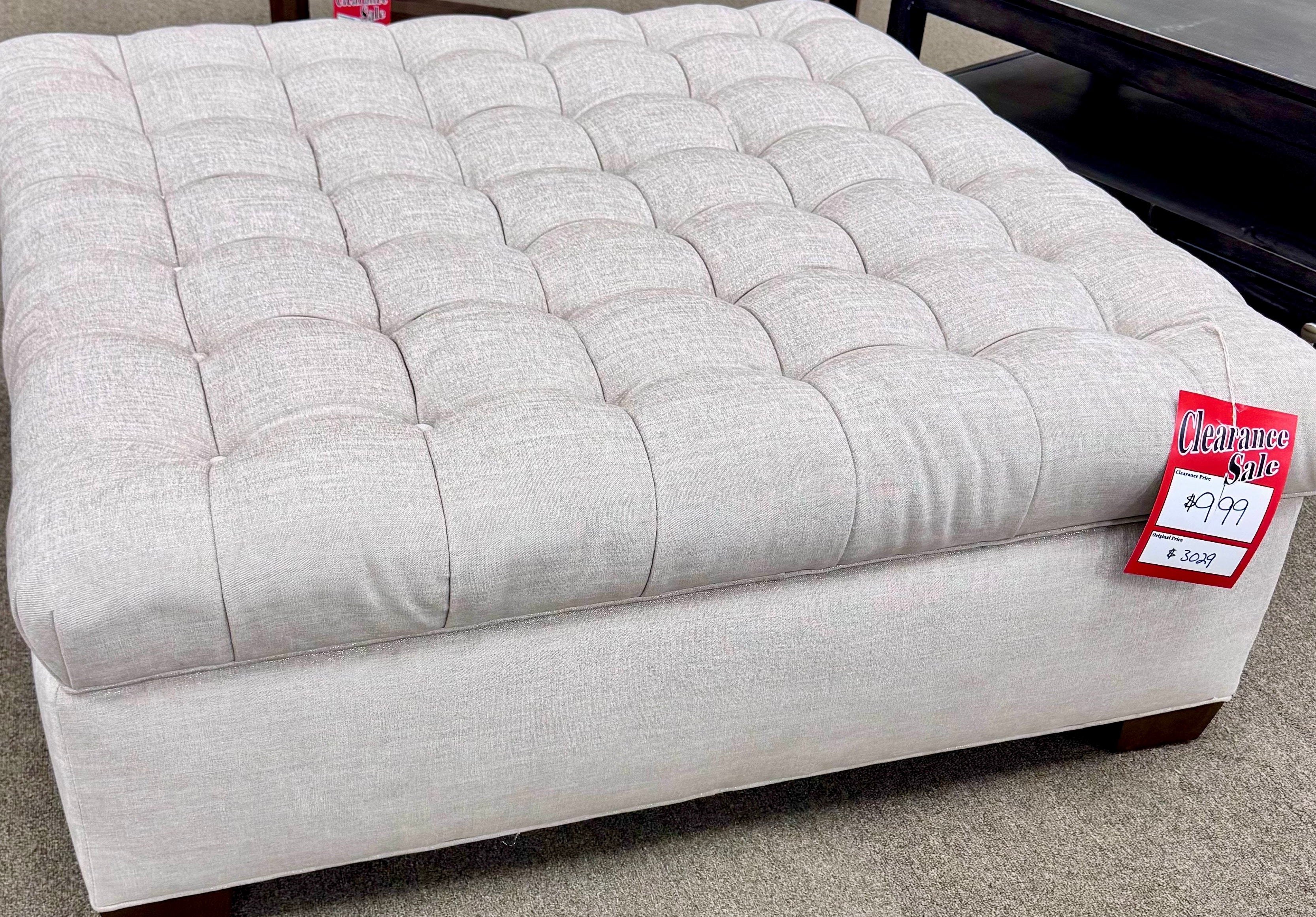  Corbet Ottoman Storage: Clearance $999 
