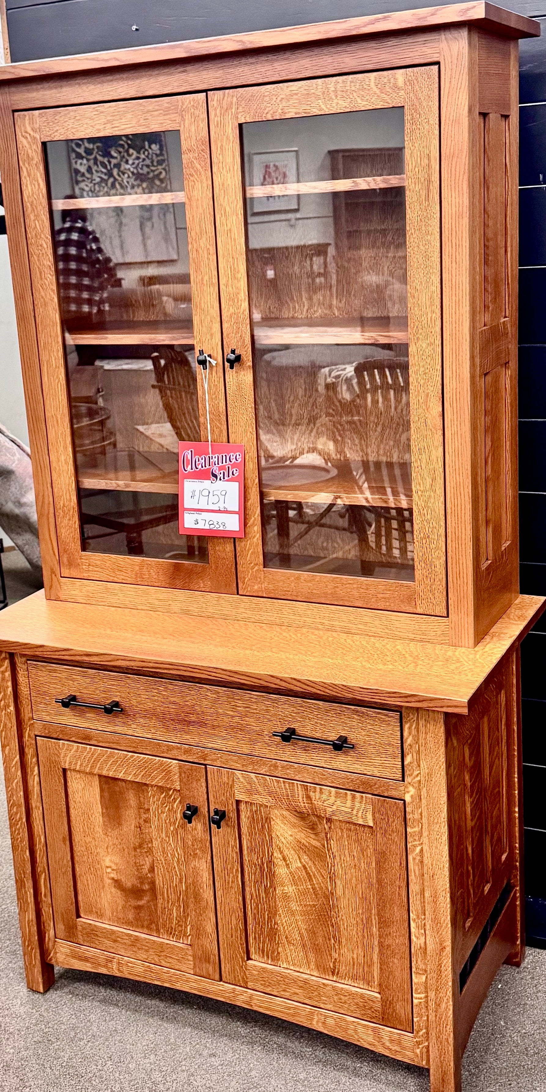  Carmen Credenza & Topper 2 PC: Clearance $1959 