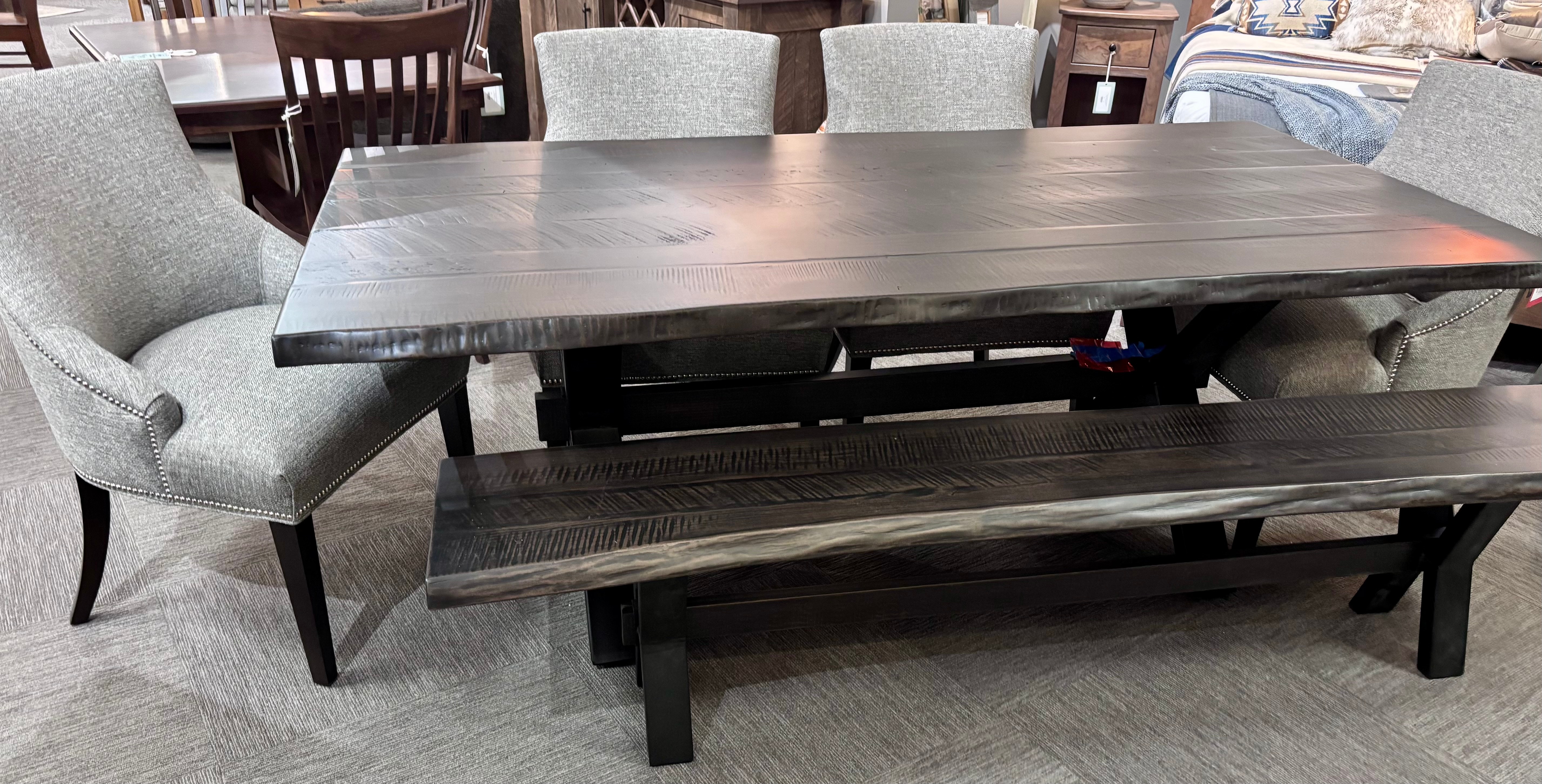  Eldorado Solid live Edge Table: Clearance $1099 