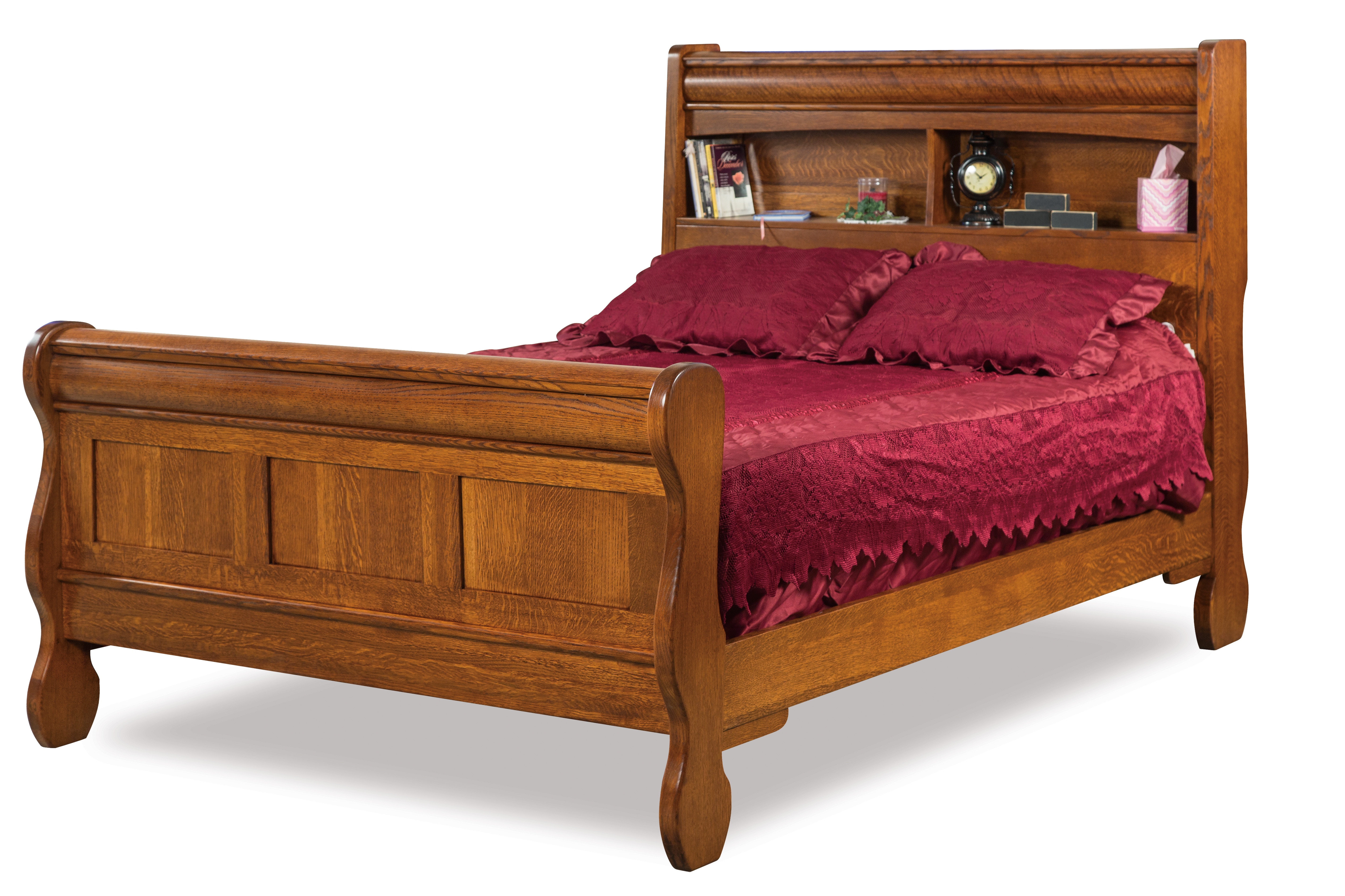  Old Classic Sleigh Bookcase Bed 