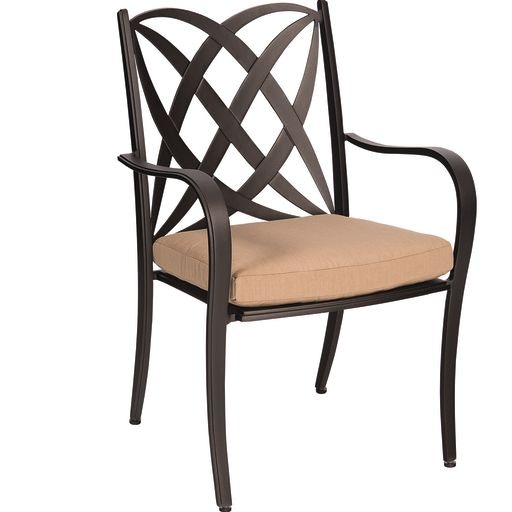 Dining Arm Chair with Optional Cushions 7U0417ST