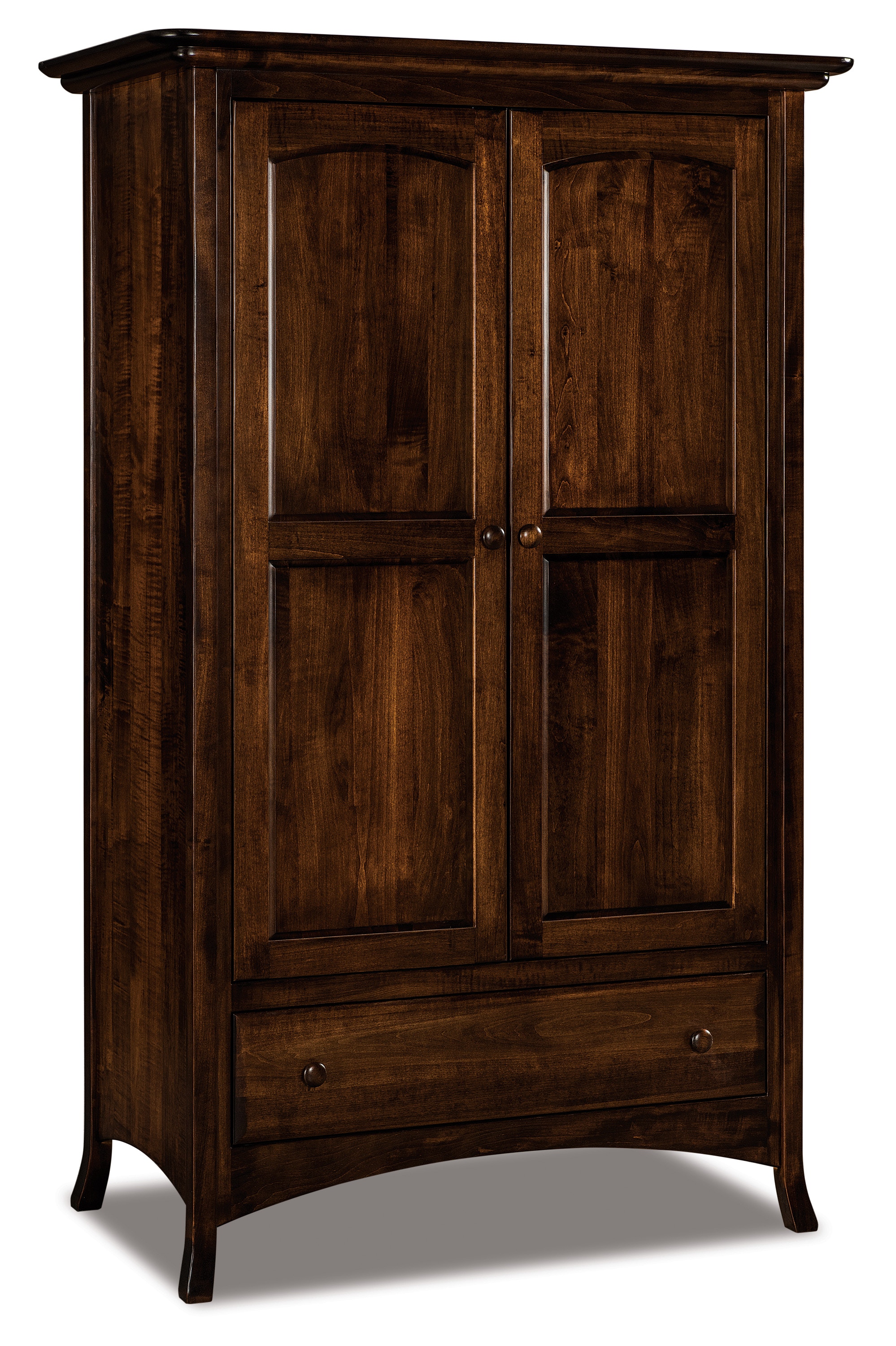  Carlisle Wardrobe Armoire 1 Dw., 2 Dr., 1 Clothes Rod & Shelf 