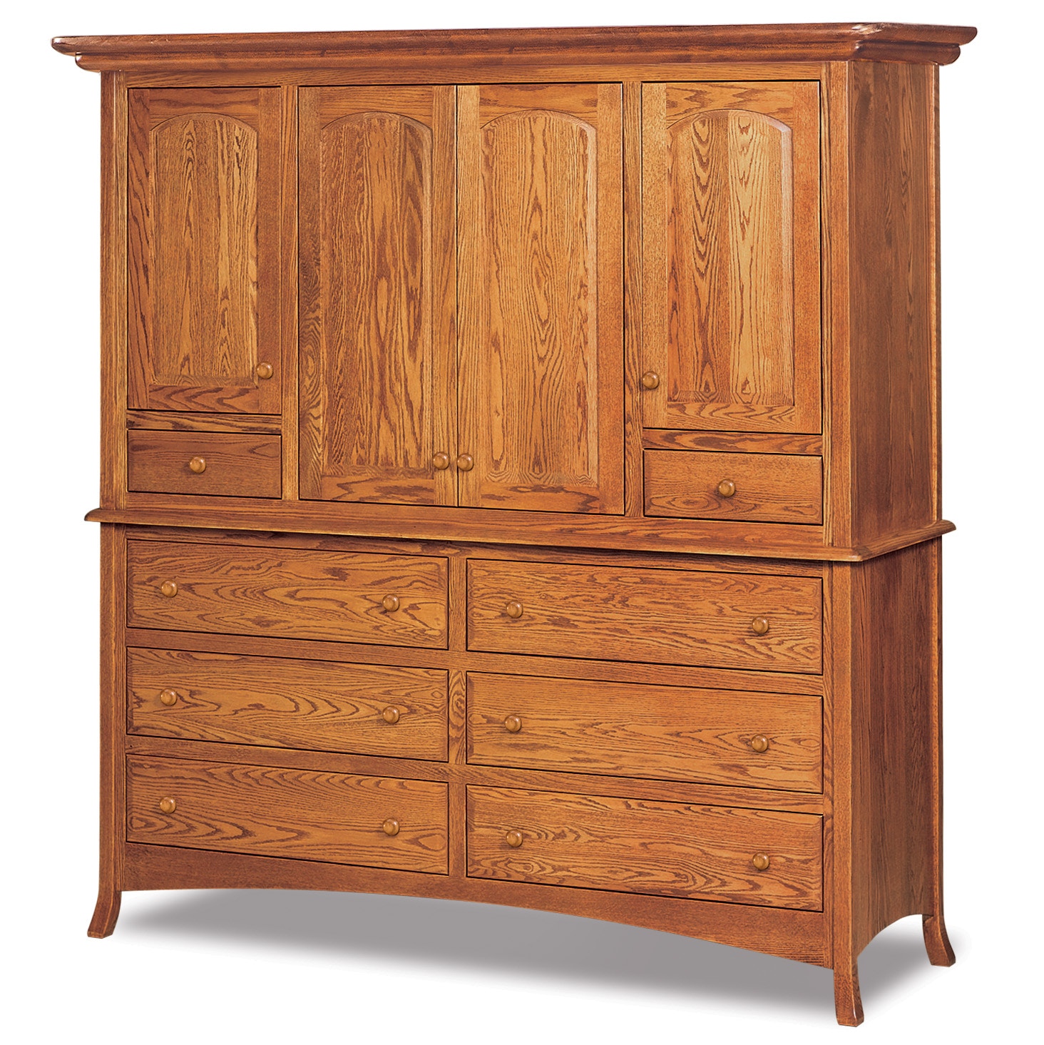  Carlisle Deluxe Mule Chest (2 piece) 8 Dw., 4 Dr., 6 Shelves 
