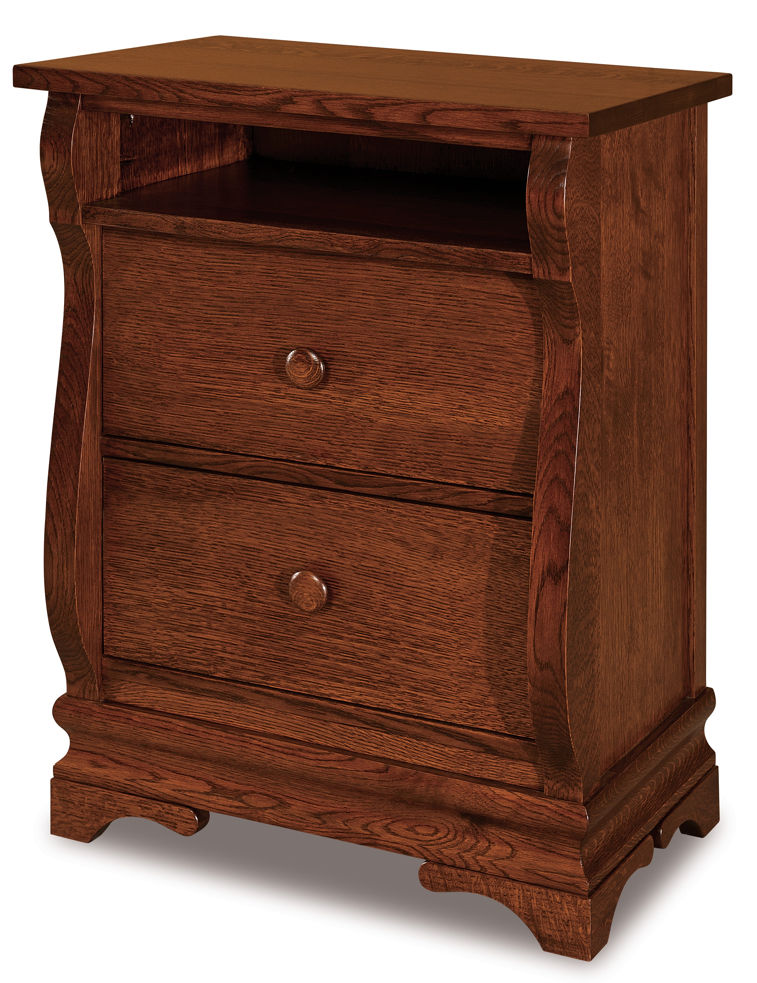  Chippewa Sleigh 2 Dw. Nightstand. 