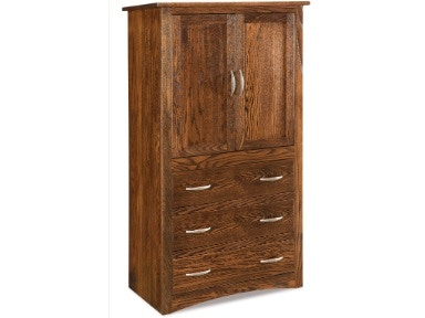  Denver Armoire 3 Dw., 2 Dr., 2 Shelves 