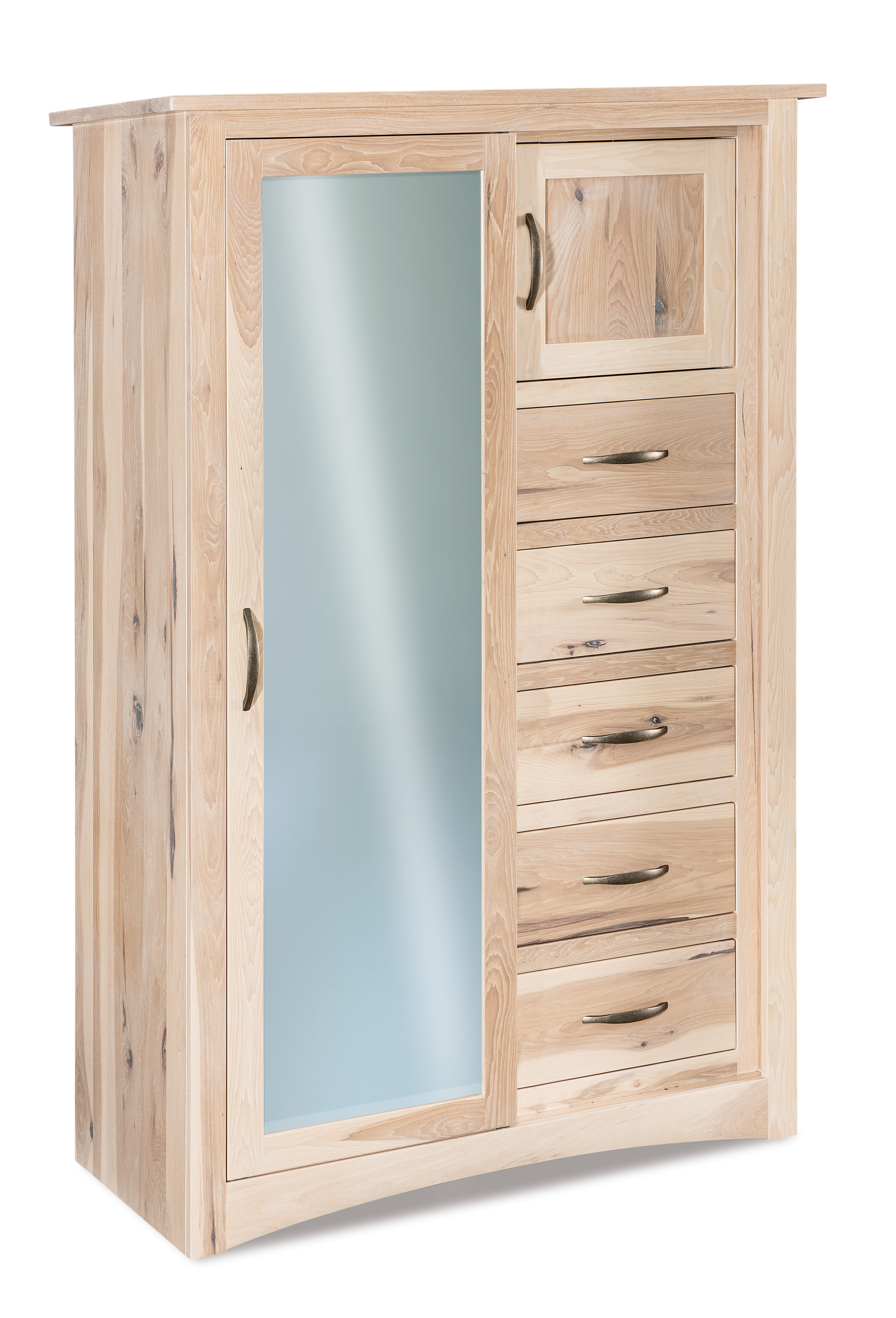  Denver Sliding Door Chifferobe 5 Dw., 2 Dr., 4 Shelves 