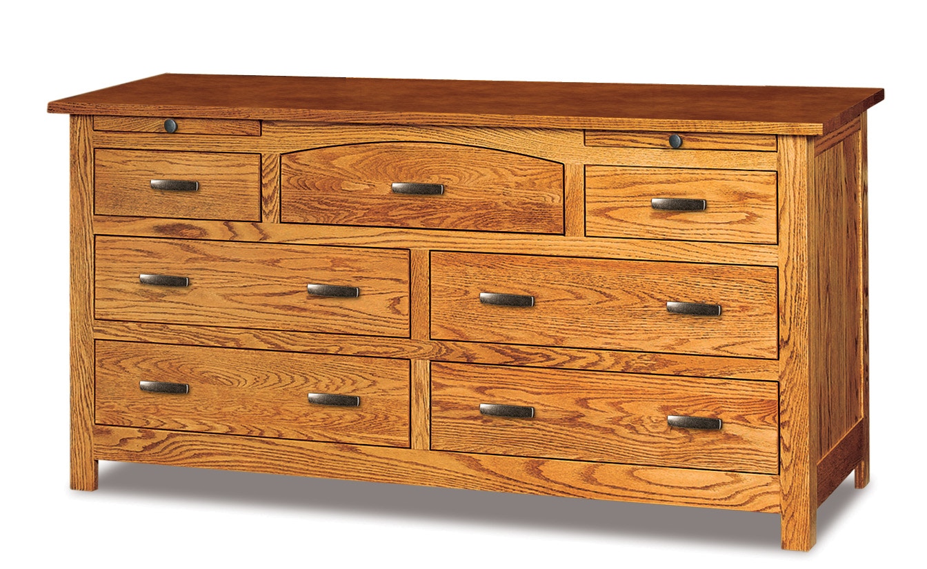  Flush Mission 7 Dw Dresser w/2 Jewelry Dw. 